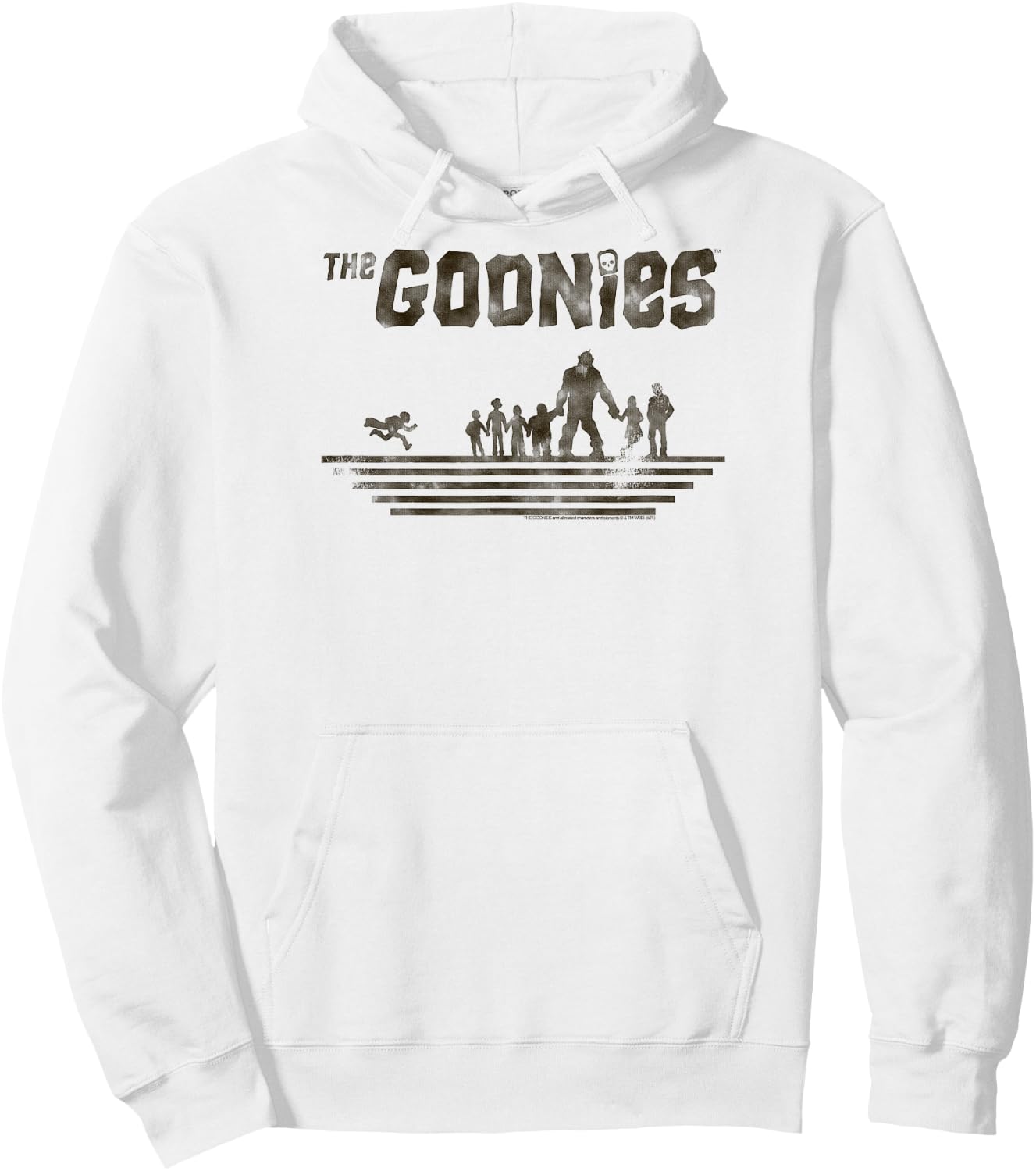 The Goonies Group Silhouette Hoodie - Hoodie | White