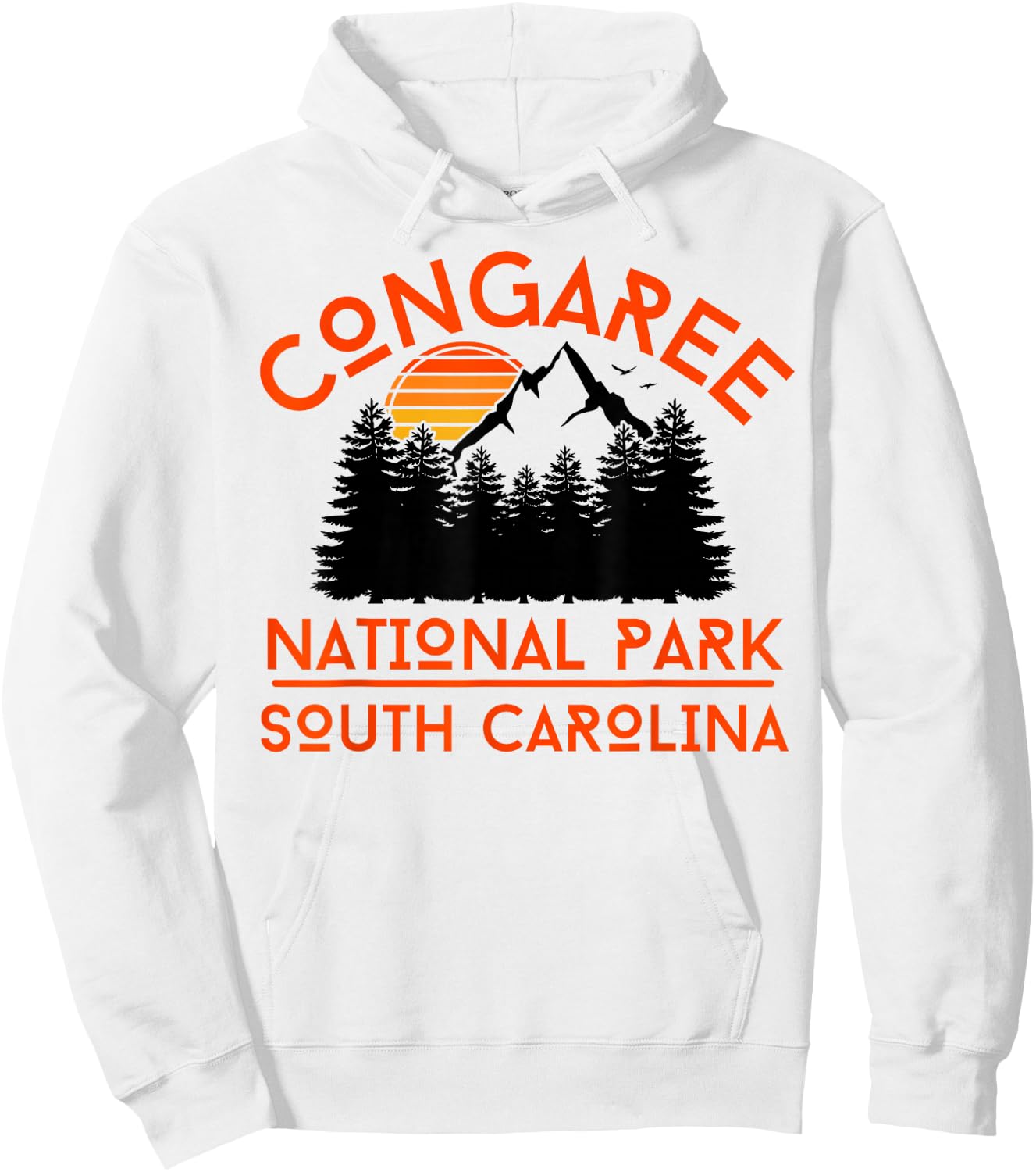 Congaree National Park Hoodie - Hoodie | White