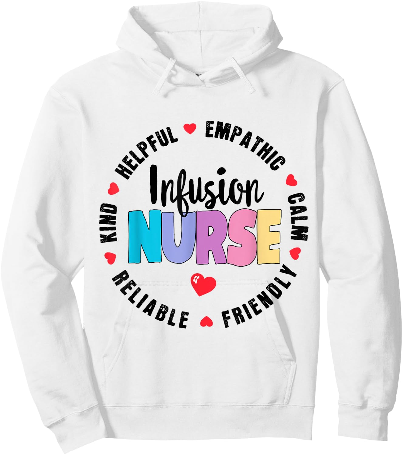 Infusion Nurse Certified Registered Nurse Infusion Squad Hoodie - Hoodie | White