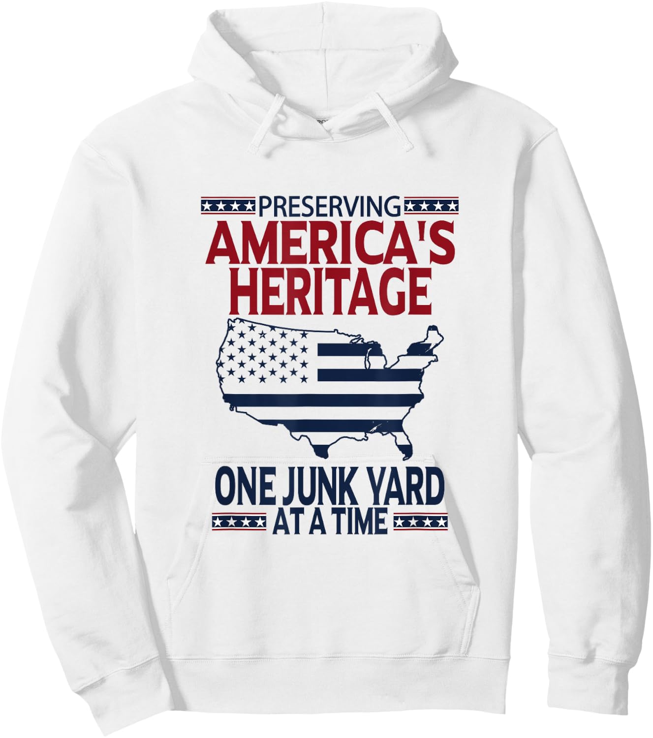 American Heritage Pickers Hoodie - Hoodie | White