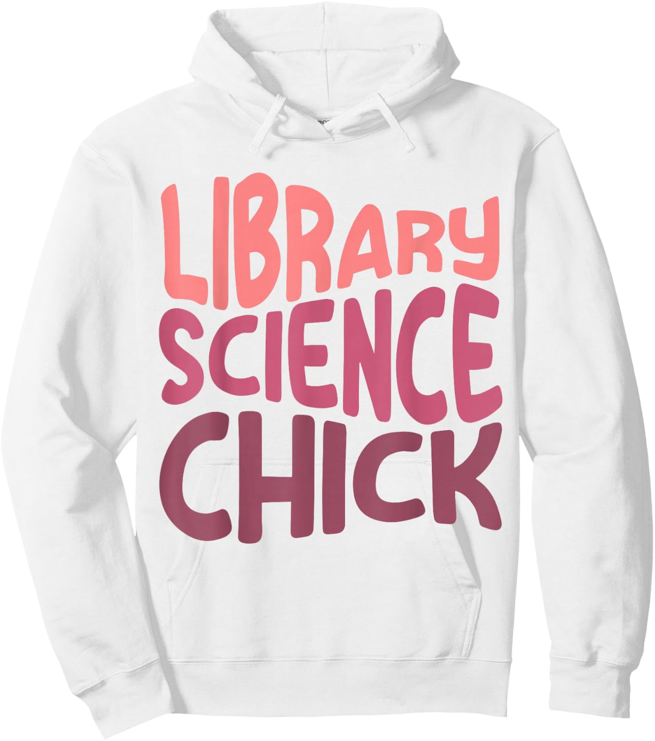 Library Science Major Student Graduation Librarian Masters Hoodie - Hoodie | White