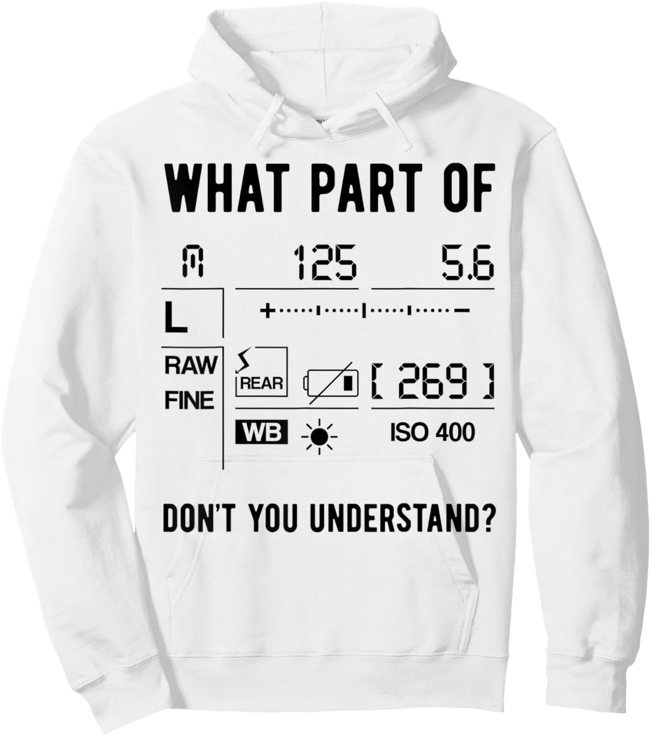 Funny Photographer Camera Setup Lens Photographer Photo Hoodie - Hoodie | White