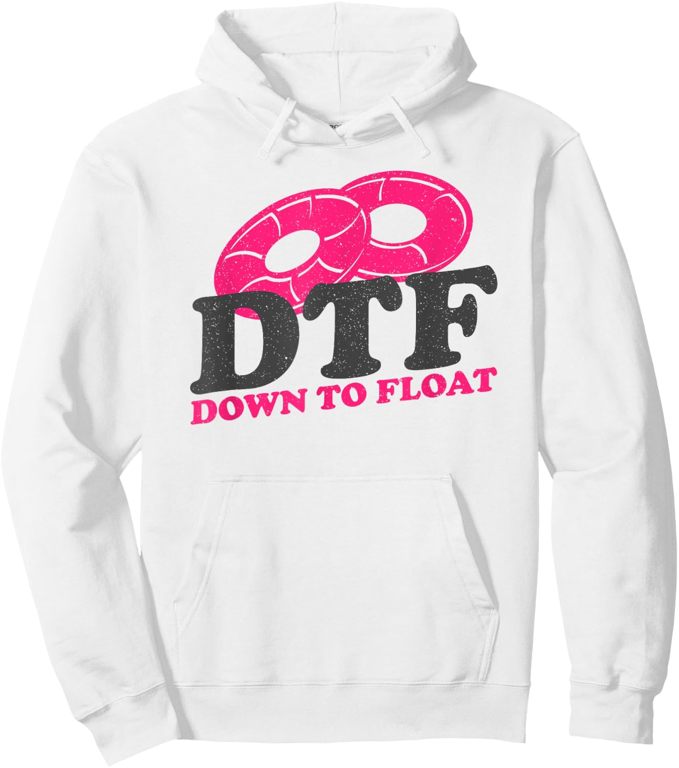 Funny River Tubing Down To Float Summer Float Trip Hoodie - Hoodie | White