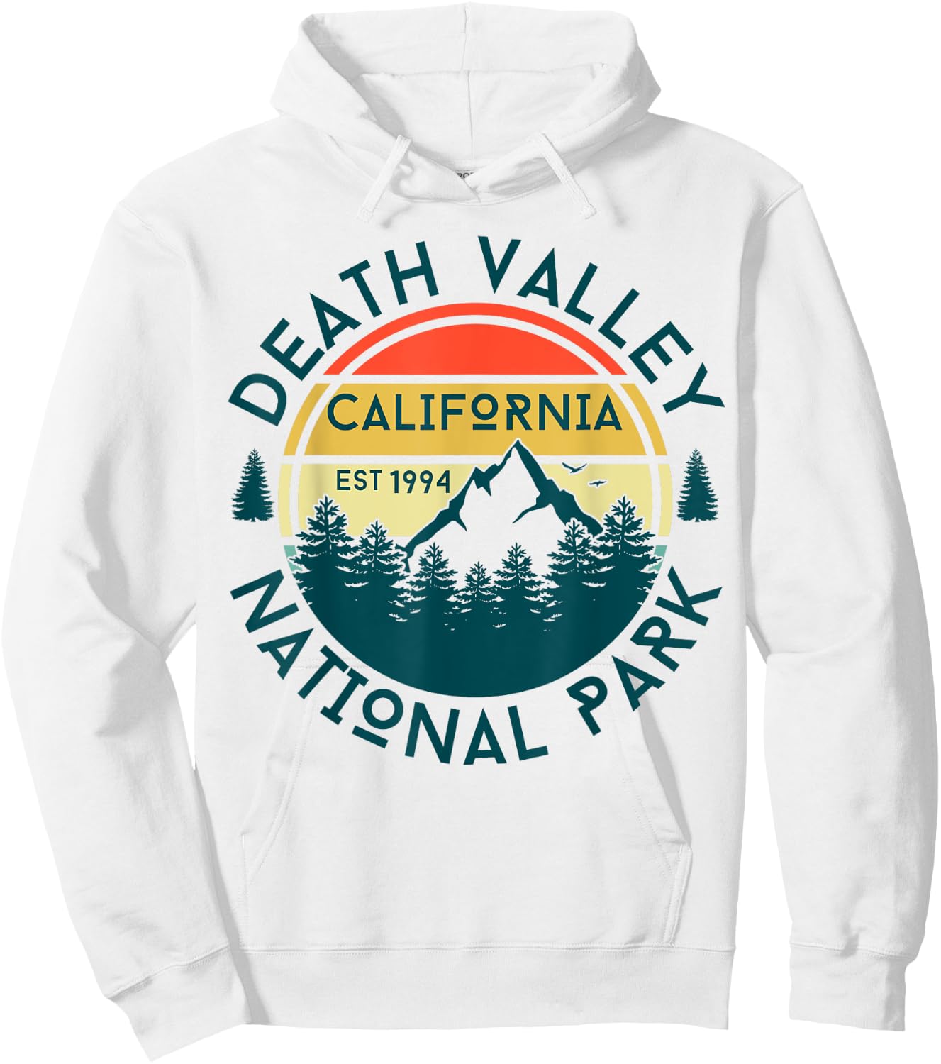 Death Valley National Park California Nature Hiking Outdoors Hoodie - Hoodie | White