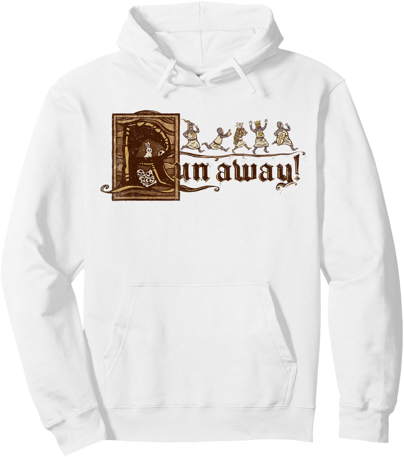 Run Away! Hoodie - Hoodie | White