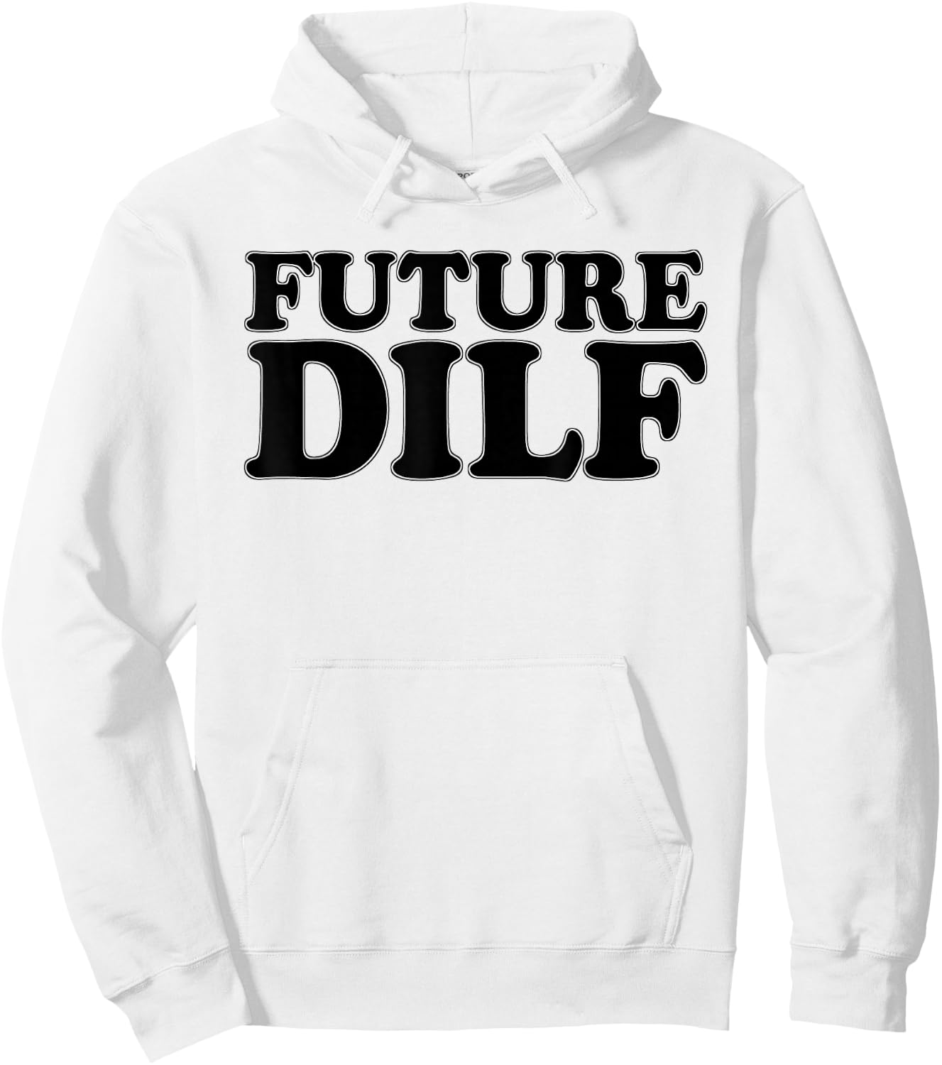 Future Dilf Sexy Hot Husband Dad Groom Boyfriend Milf Hoodie - Hoodie | White