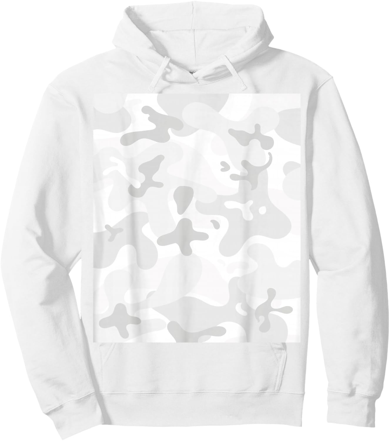 Snow Storm White Camouflage Army Military Camouflage Hunter Hoodie - Hoodie | White