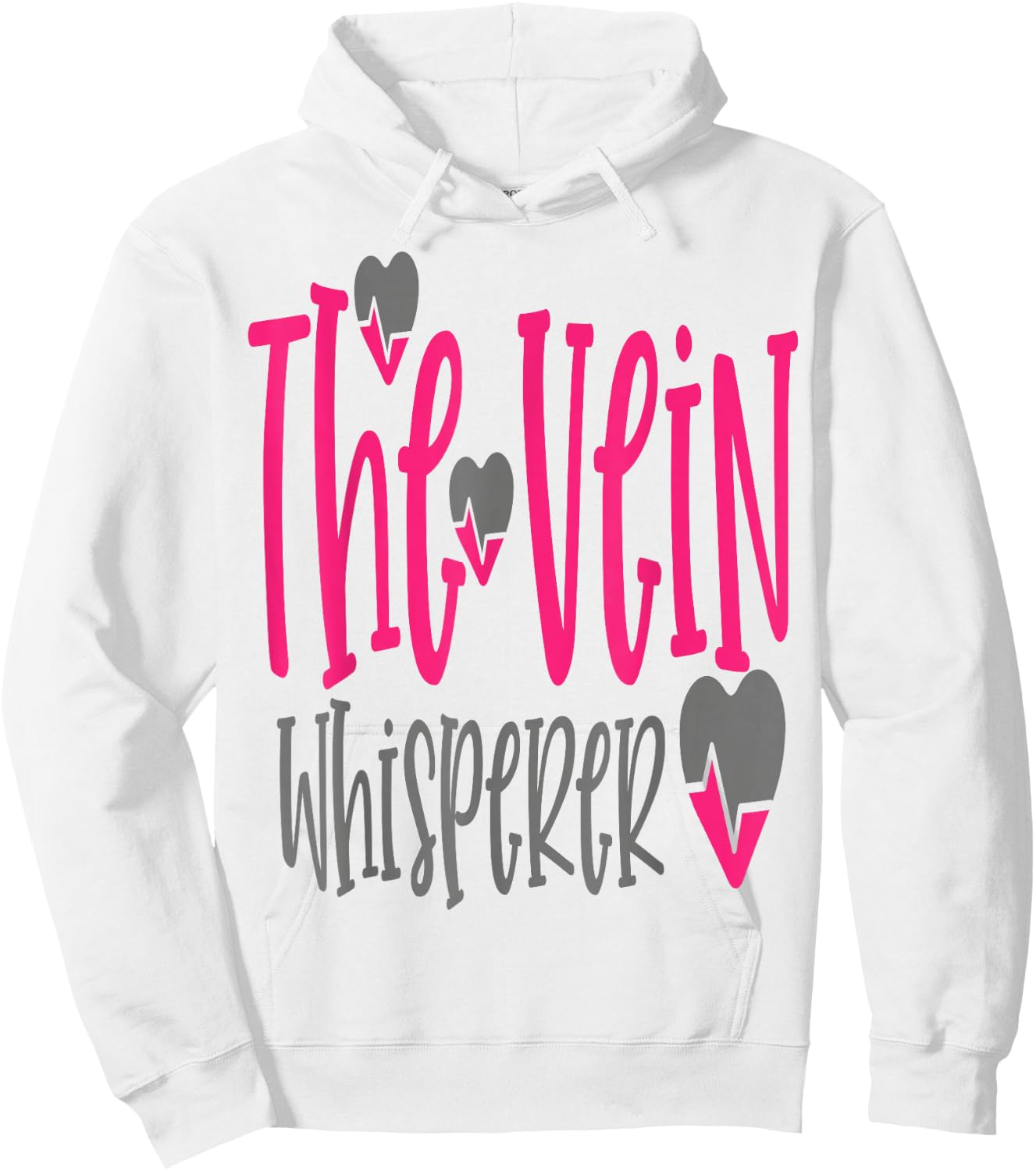 The Vein Whisperer Work Hospital Nursing Hoodie - Hoodie | White