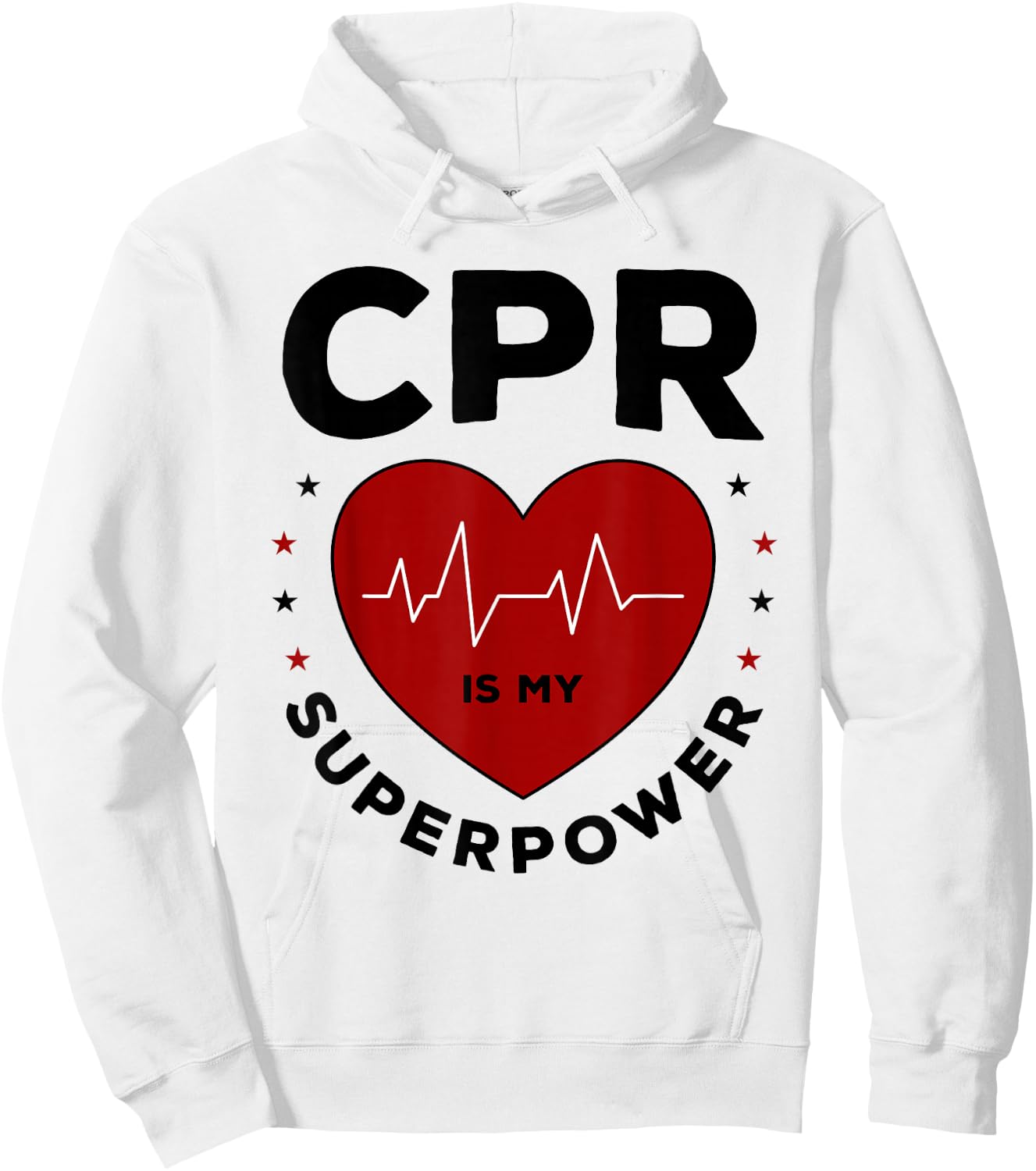 Funny CPR Instructor CPR Is My Superpower Hoodie - Hoodie | White