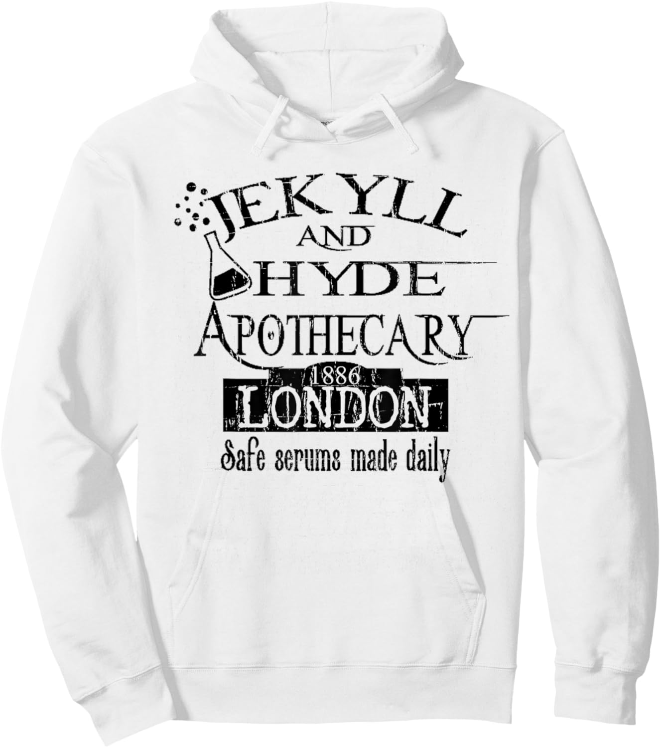 Doctor Jekyll and Hyde Apothecary London 1886 Gift Hoodie - Hoodie | White