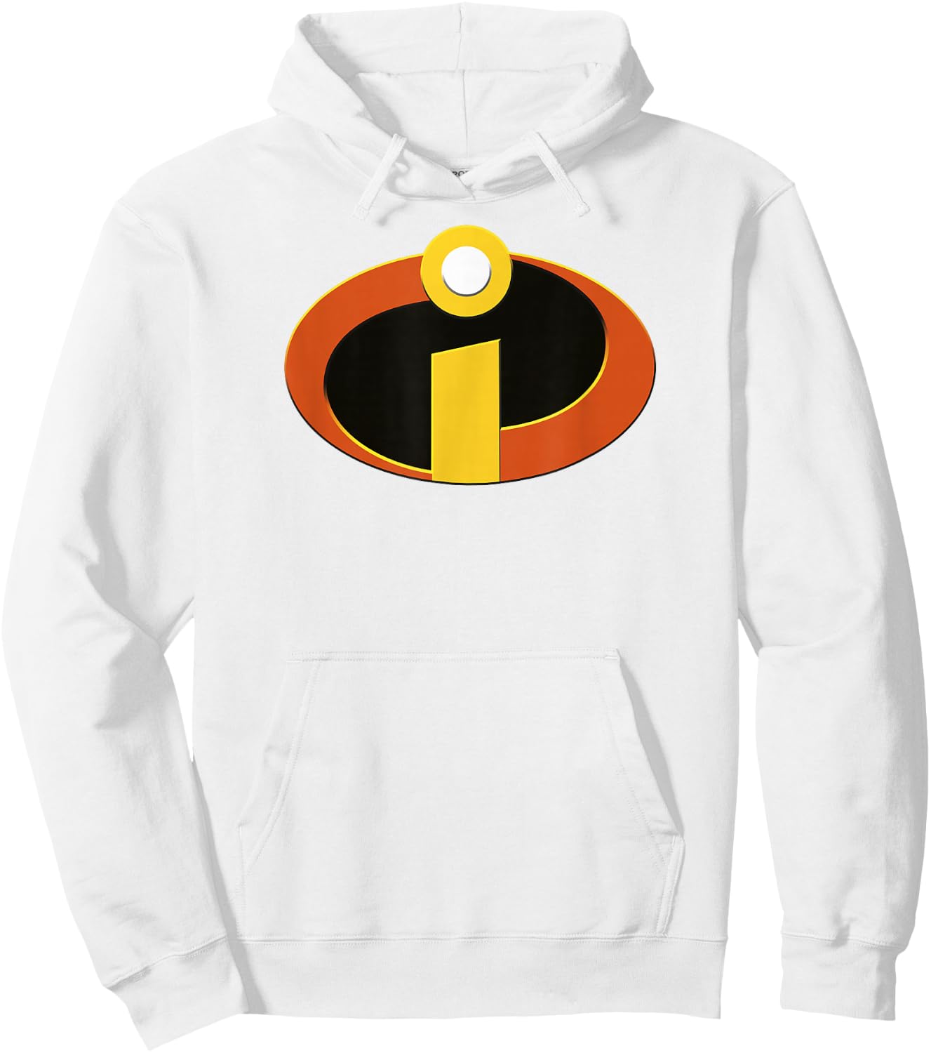 Disney Pixar Incredibles Logo Halloween Costume Hoodie - Hoodie | White