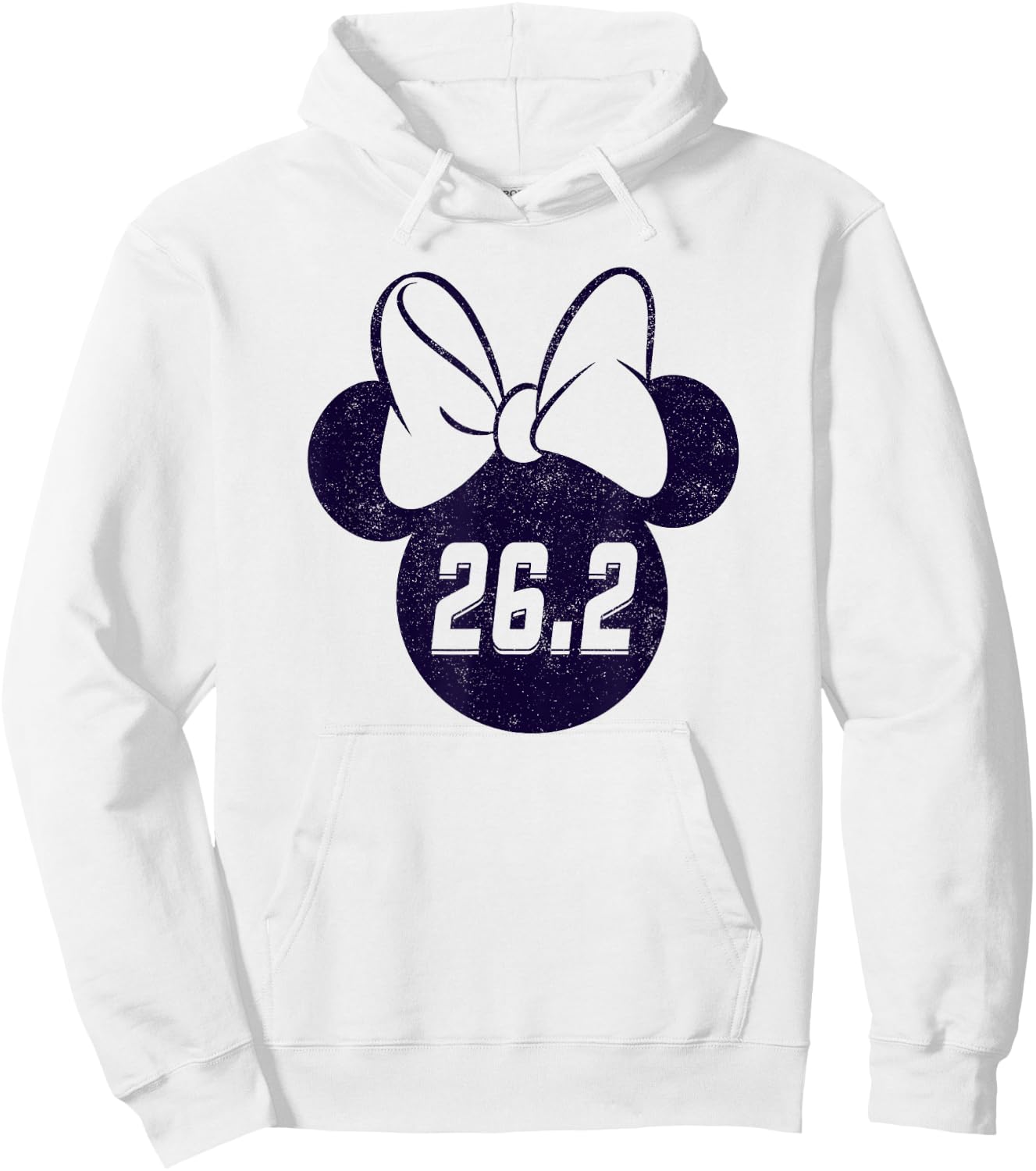 Disney Mickey And Friends Minnie Mouse Marathon 26.2 Logo Hoodie - Hoodie | White