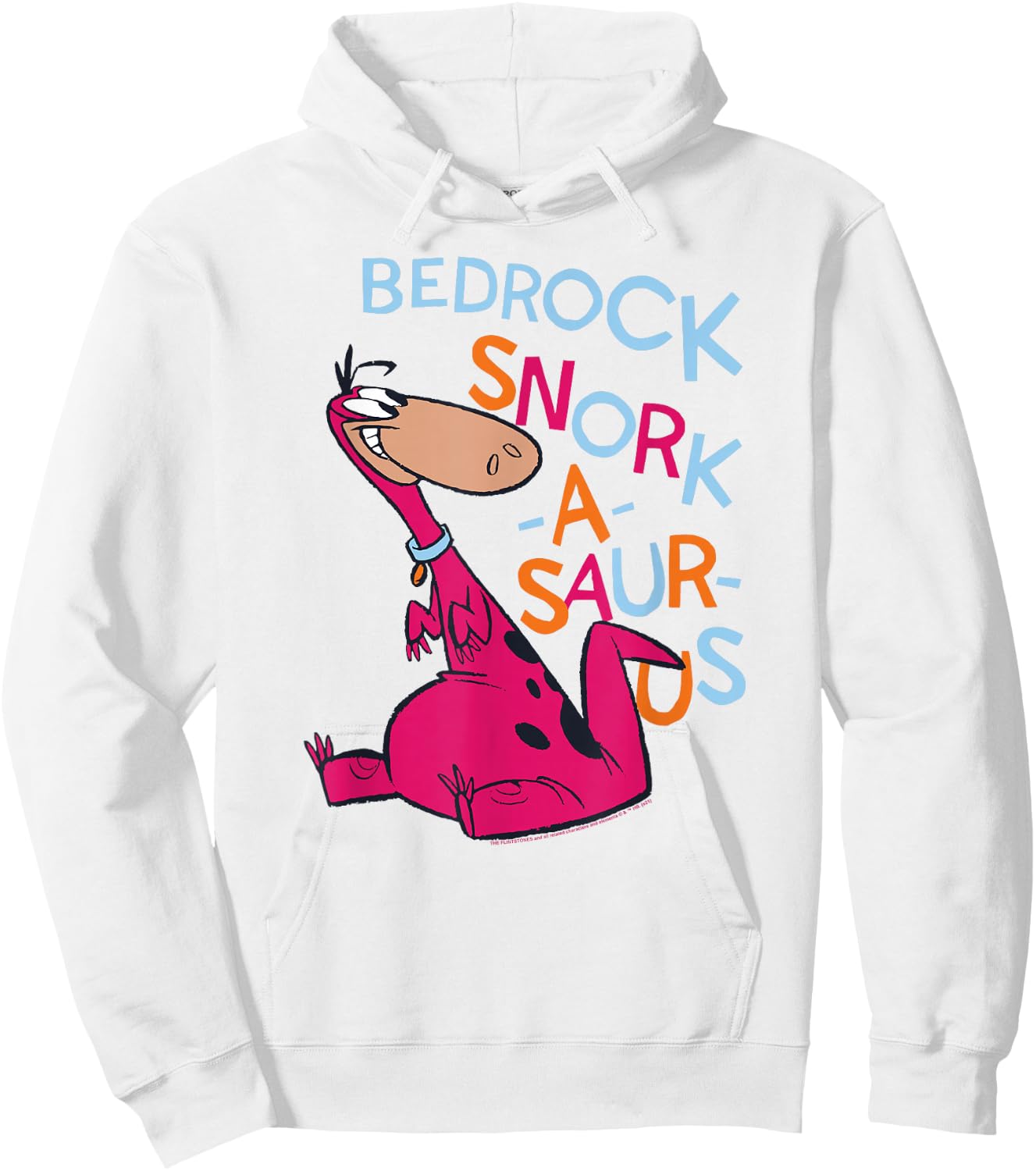 The Flintstones Dino Bedrock Snork-a-Saurus Hoodie - Hoodie | White