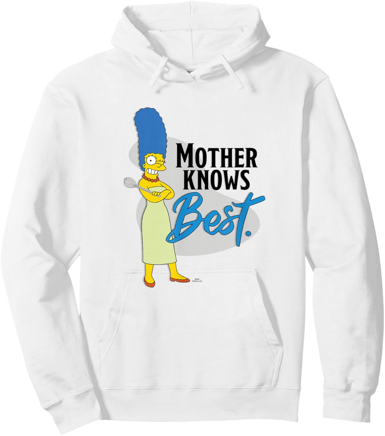 The Simpsons Marge Mother Knows Best Small Hoodie - Hoodie | White