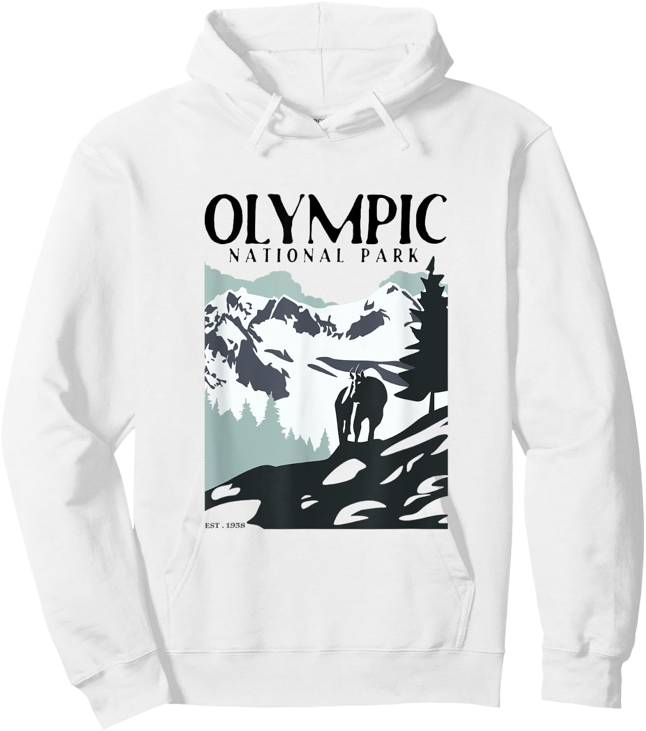 Olympic National Park Hoodie - Hoodie | White