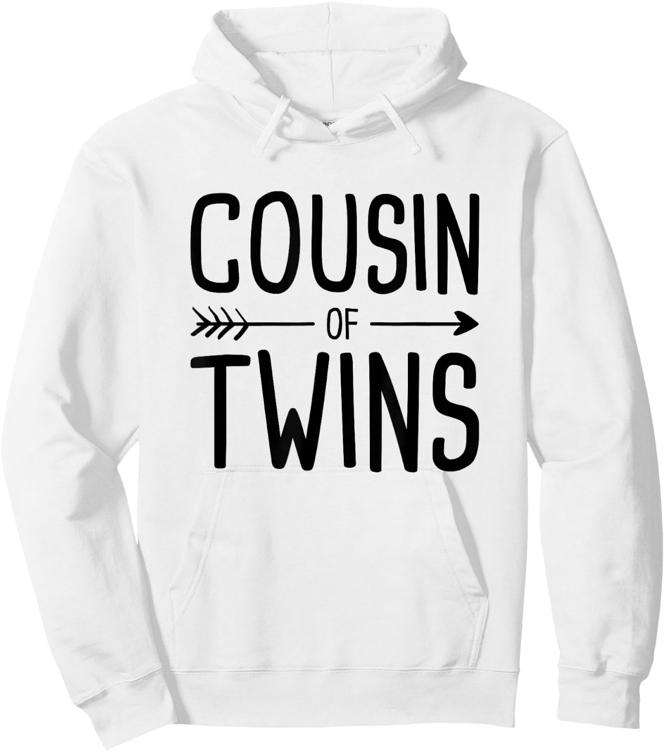 Cousin of Twins Hoodie - Hoodie | White