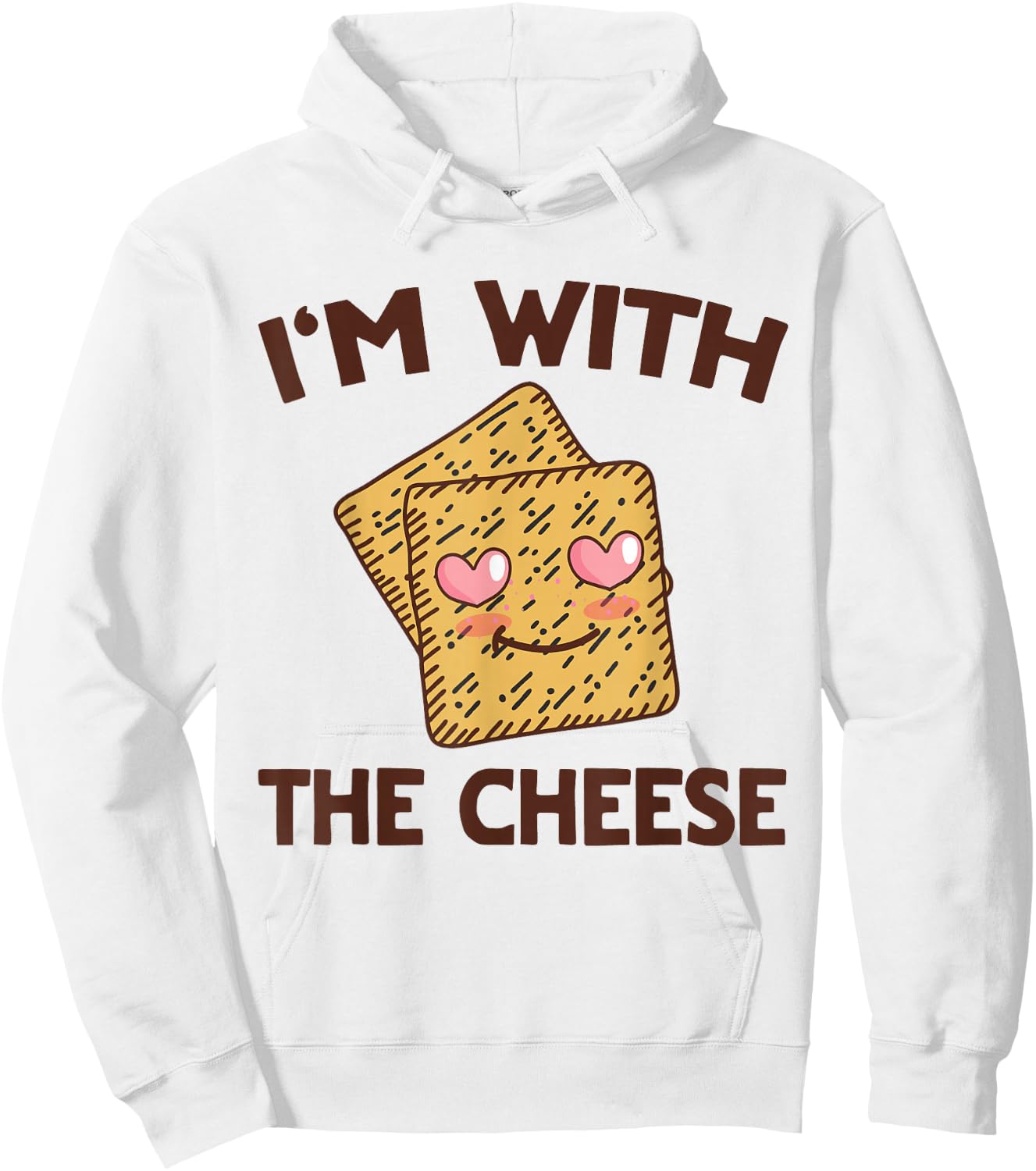 Cheese & Crackers Matching His & Hers Couples Hoodie - Hoodie | White