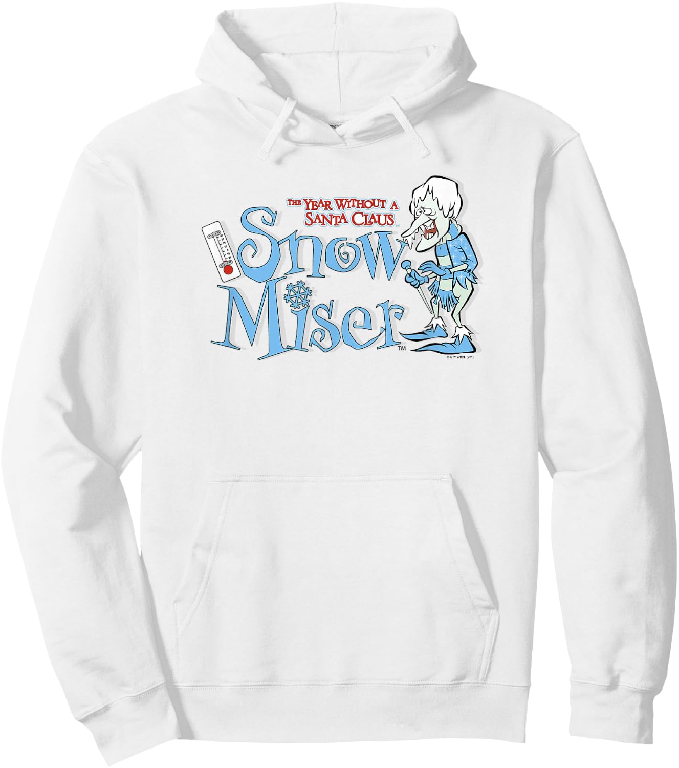 The Year Without A Santa Claus Snow Miser Logo Hoodie - Hoodie | White