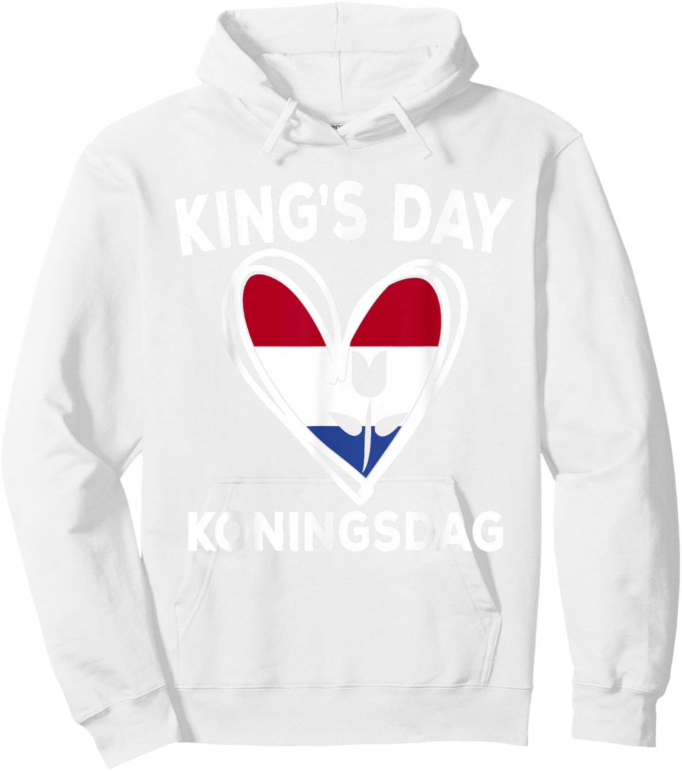 Kingsday Dutch Koningsdag Netherlands Kings Day Amsterdam Hoodie - Hoodie | White