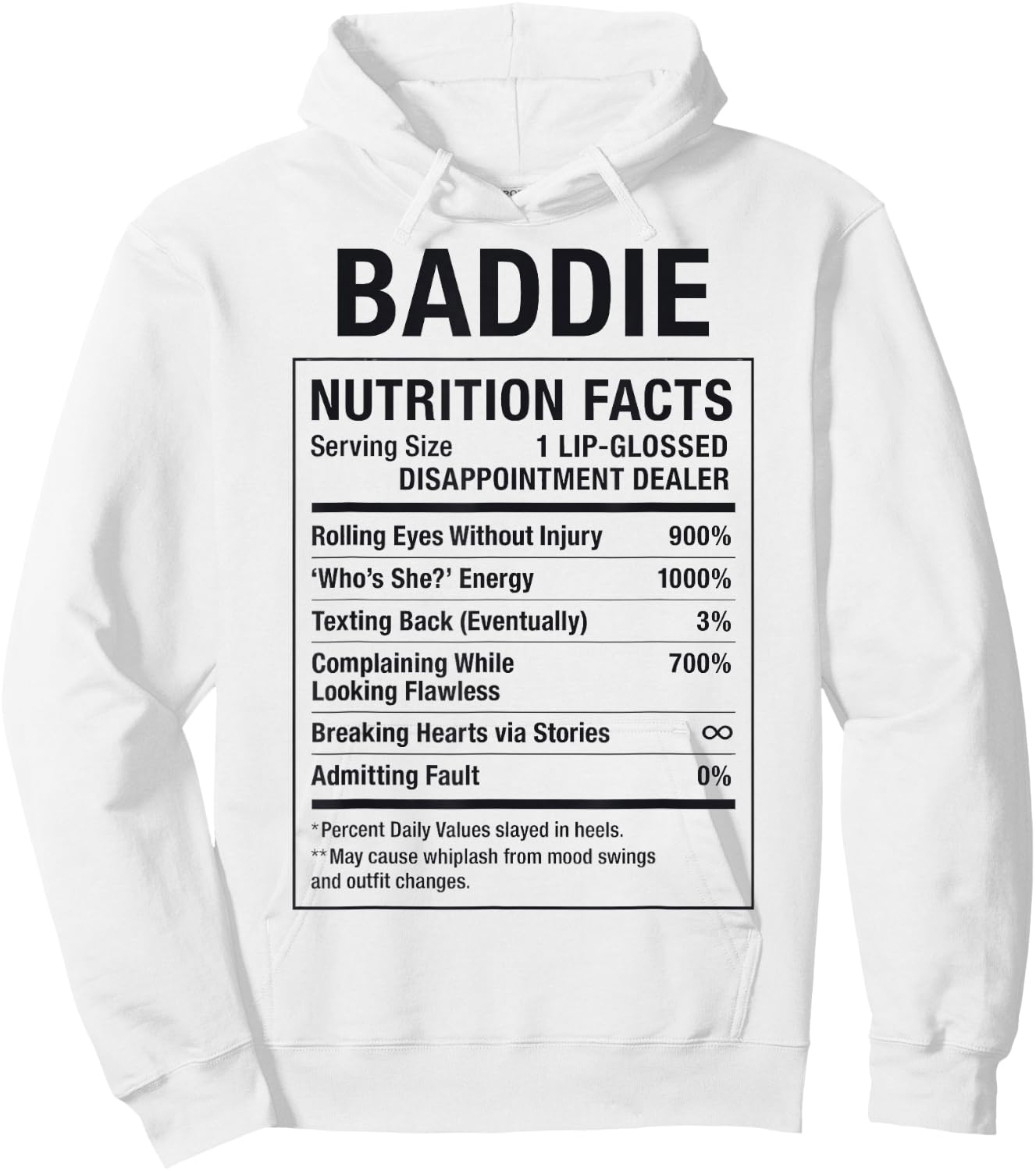 Baddie Hoodie - Hoodie | White
