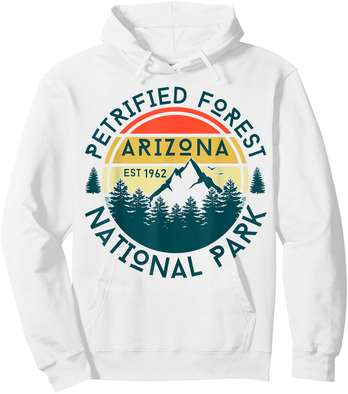 Petrified Forest National Park Arizona Hiking Outdoors Hoodie - Hoodie | White