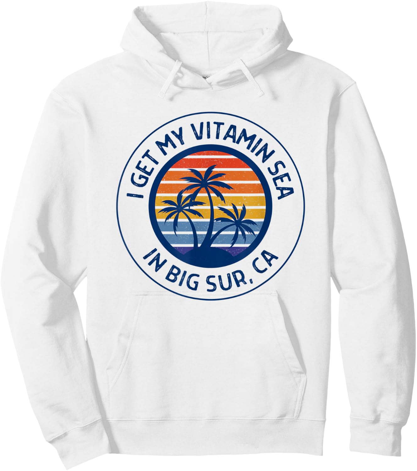 Big Sur CA Fun Big Sur Beach Vacation Big Sur California Women Kids Hoodie - Hoodie | White