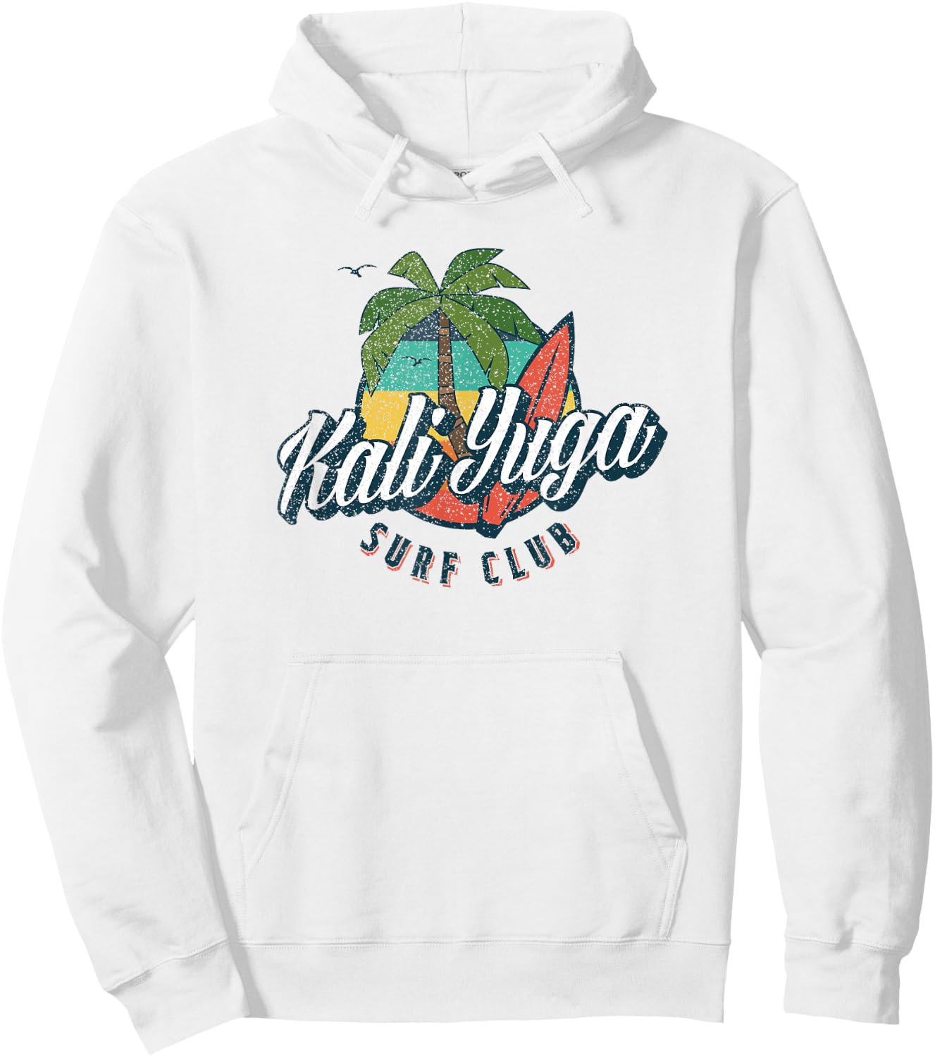 Kali Yuga Surf Club Surf The Kali Yuga Hoodie - Hoodie | White