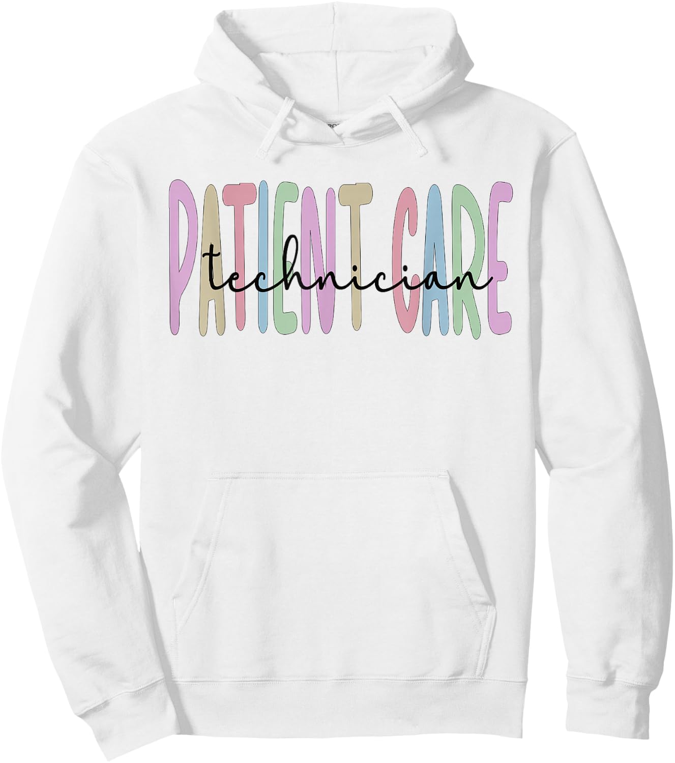 Patient Care Tech Patient Care Technician Hoodie - Hoodie | White