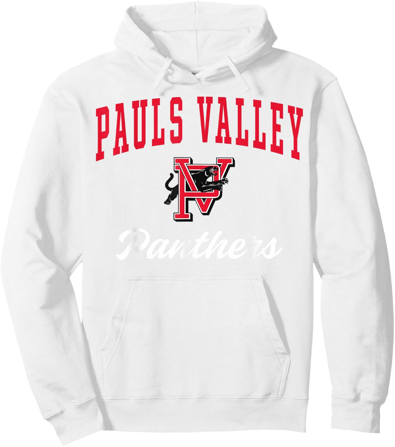 Pauls Valley High School Panthers C3 Hoodie - Hoodie | White