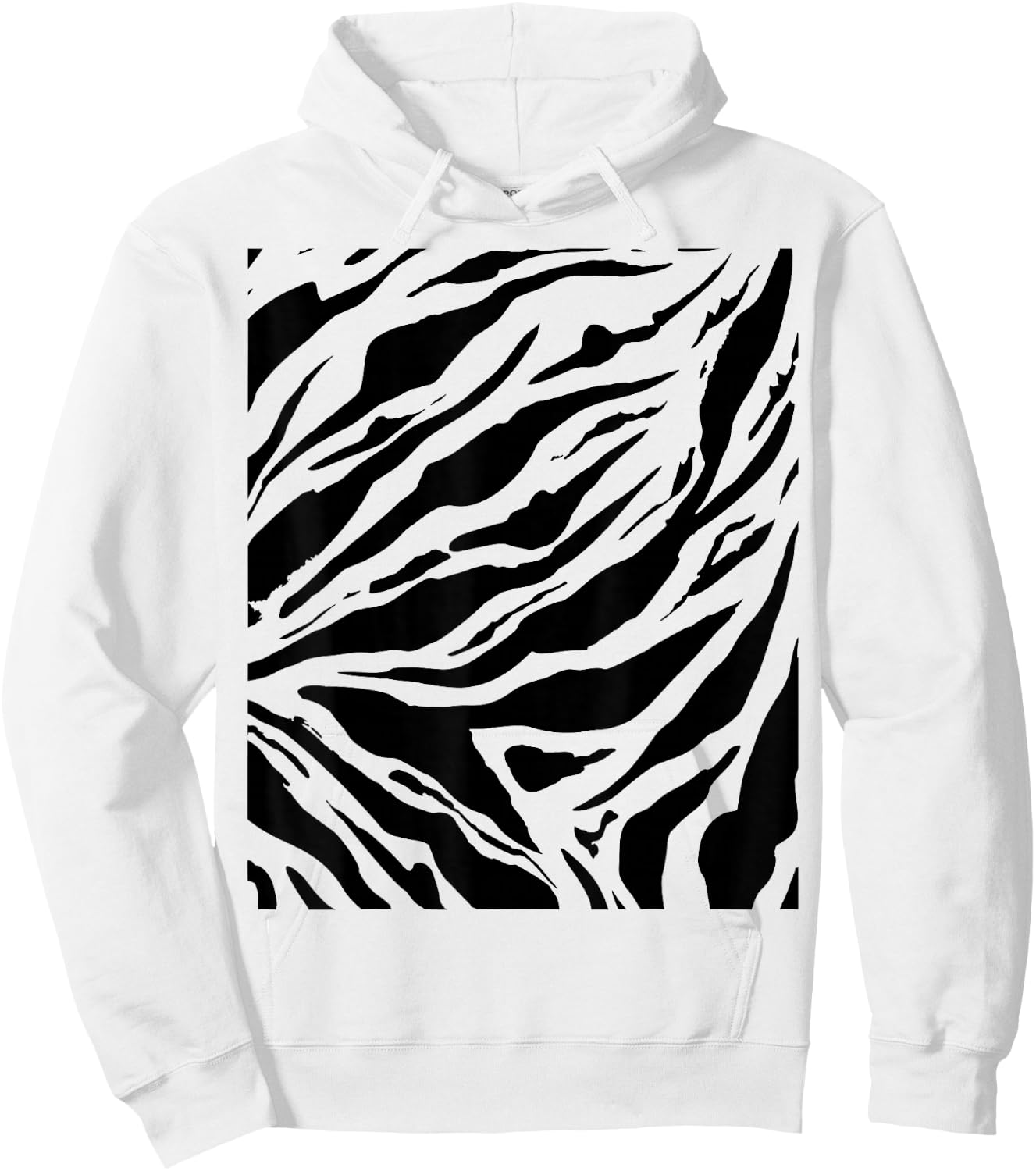 Black and White Tiger Stripes Costume Toddler Kids Girls Boy Hoodie - Hoodie | White