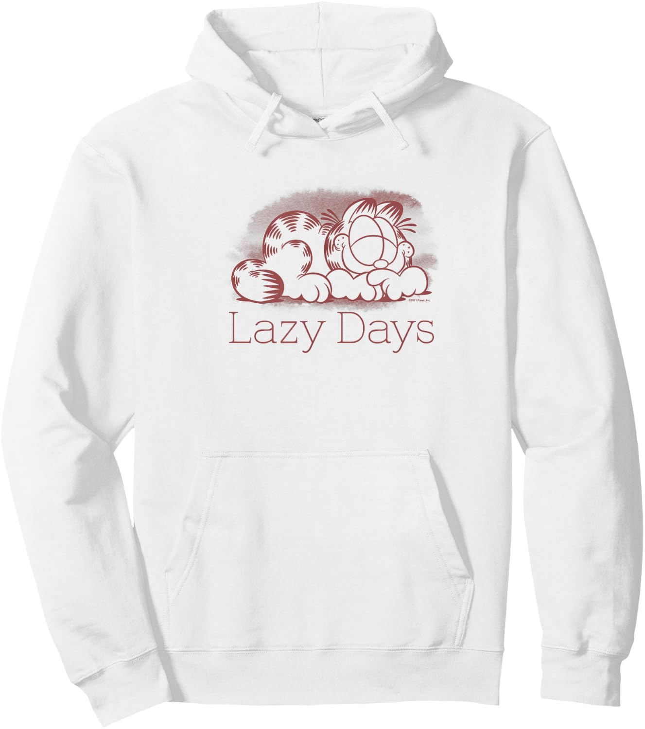 Garfield Fall Lazy Days Hoodie - Hoodie | White