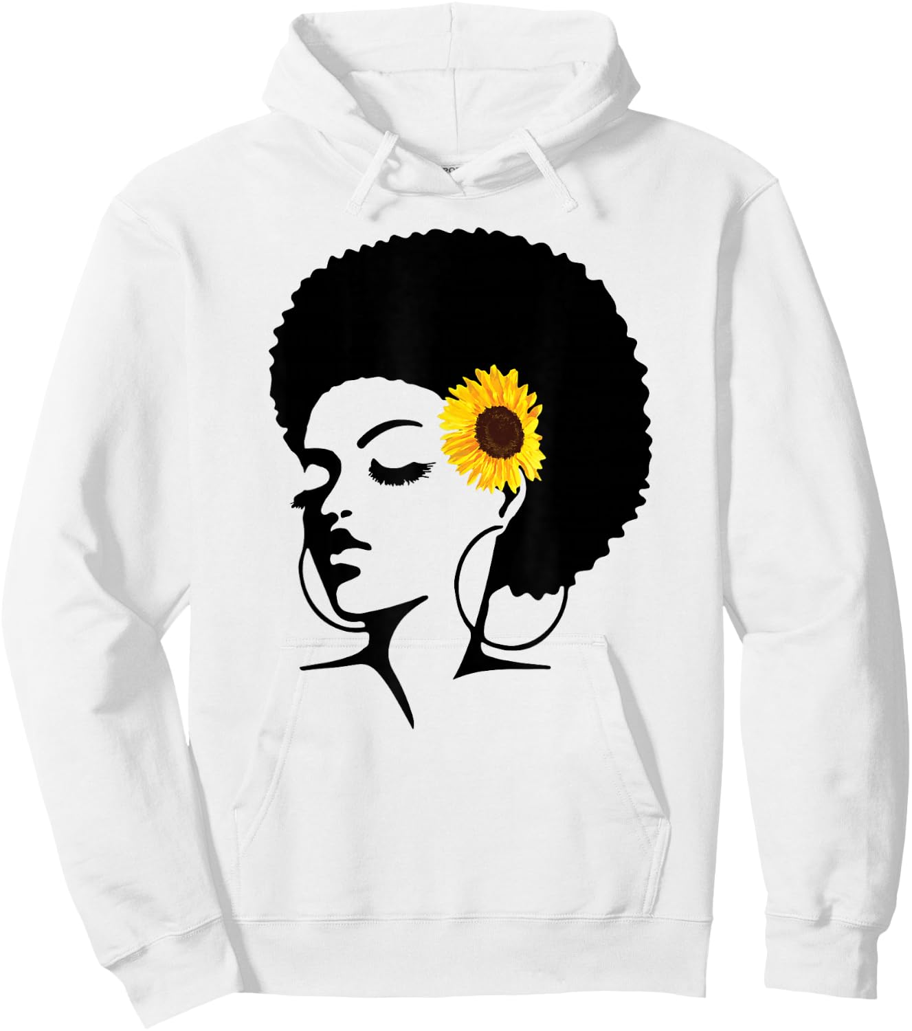 Juneteenth Shirts Women Afro Natural Black Hair Kind Pride Hoodie - Hoodie | White