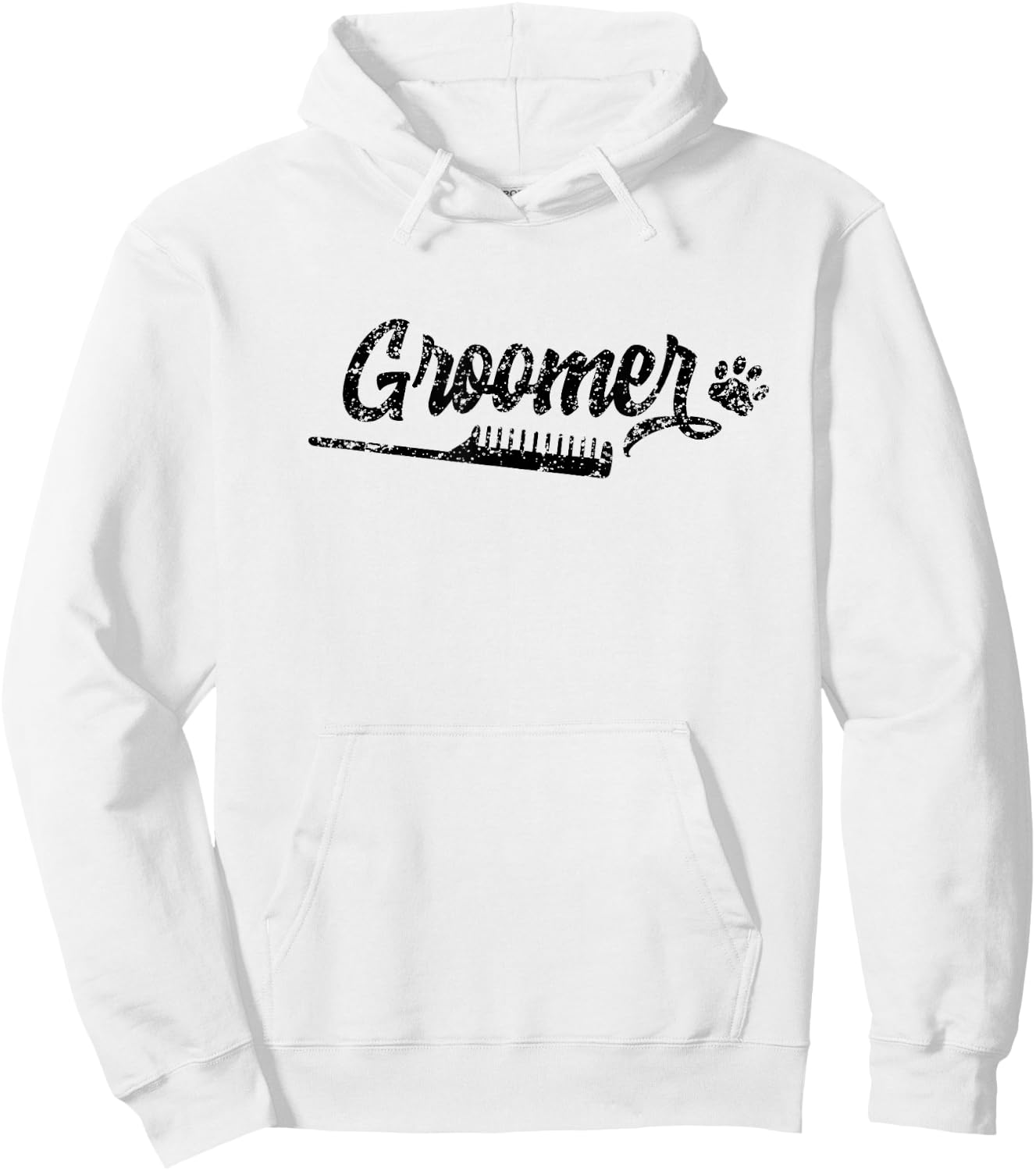 Groomer Grooming Salon Dog Animal Hoodie - Hoodie | White