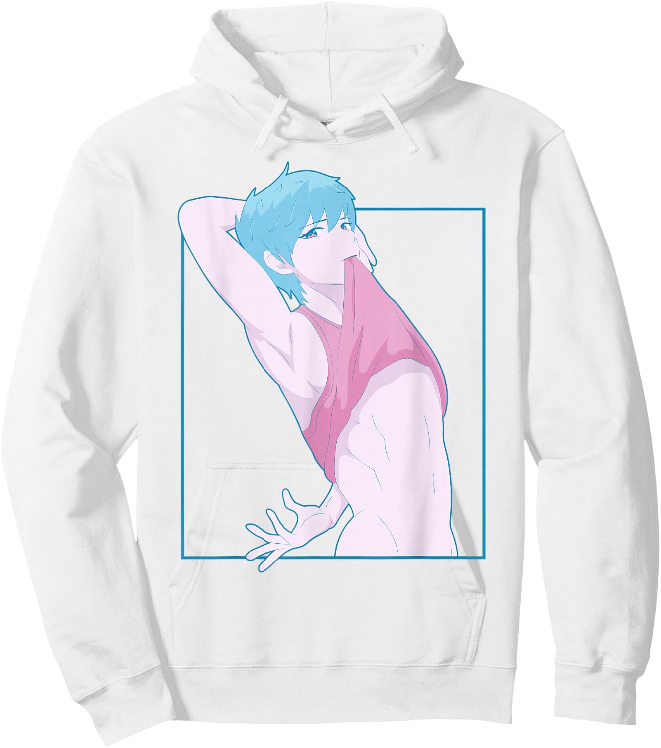 Femboy Anime Boy Aesthetic Crossdressing Yaoi Pastel Hoodie - Hoodie | White