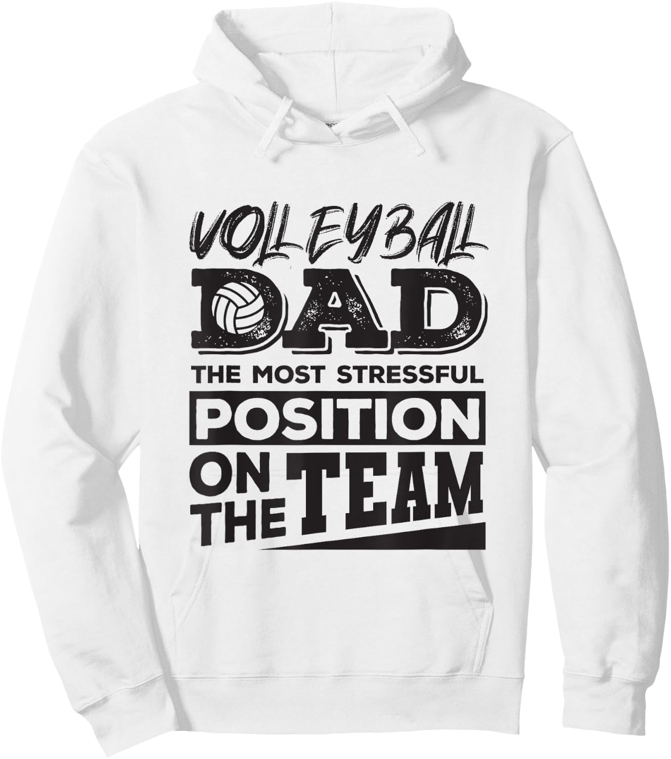 Volleyball Dad Shirt Men Volleyball Lover Hoodie - Hoodie | White