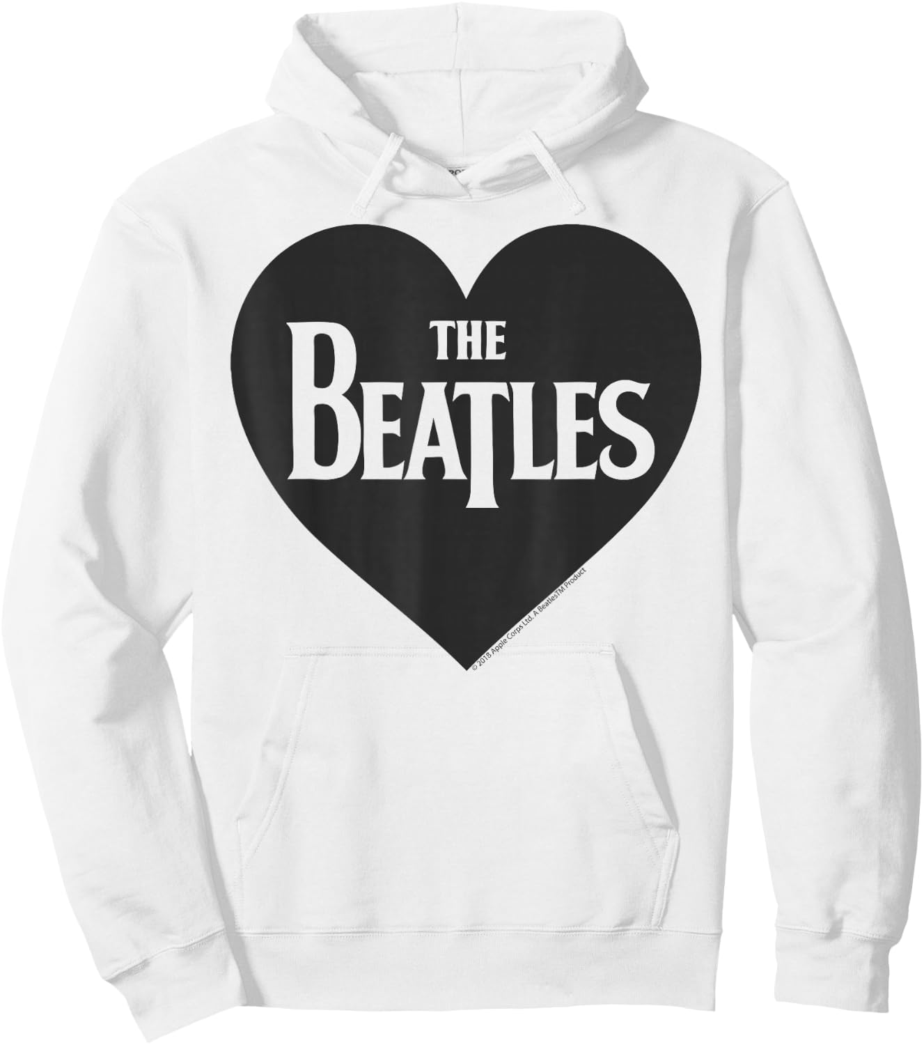 The Beatles - Heart Love The Beatles Hoodie - Hoodie | White