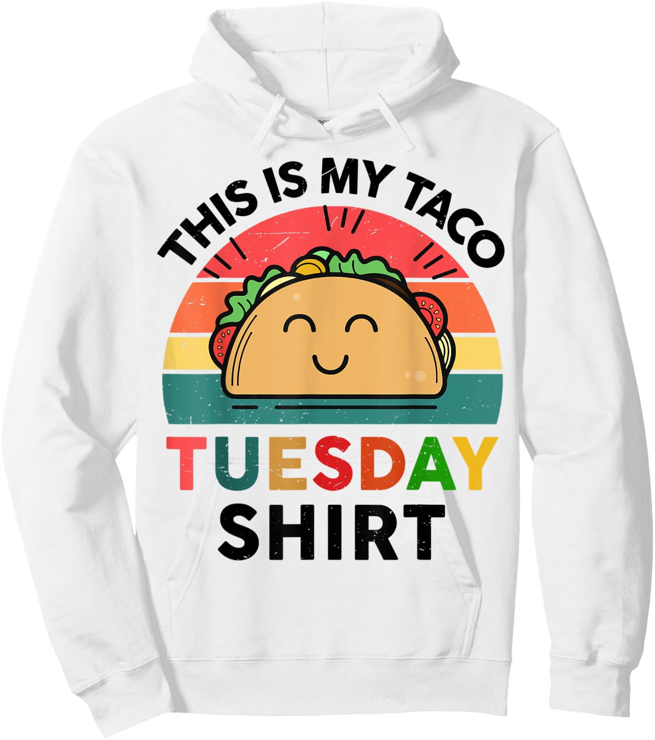 This Is My Taco-Tuesday Shirt Women Men Baby Boys Kids Funny Hoodie - Hoodie | White