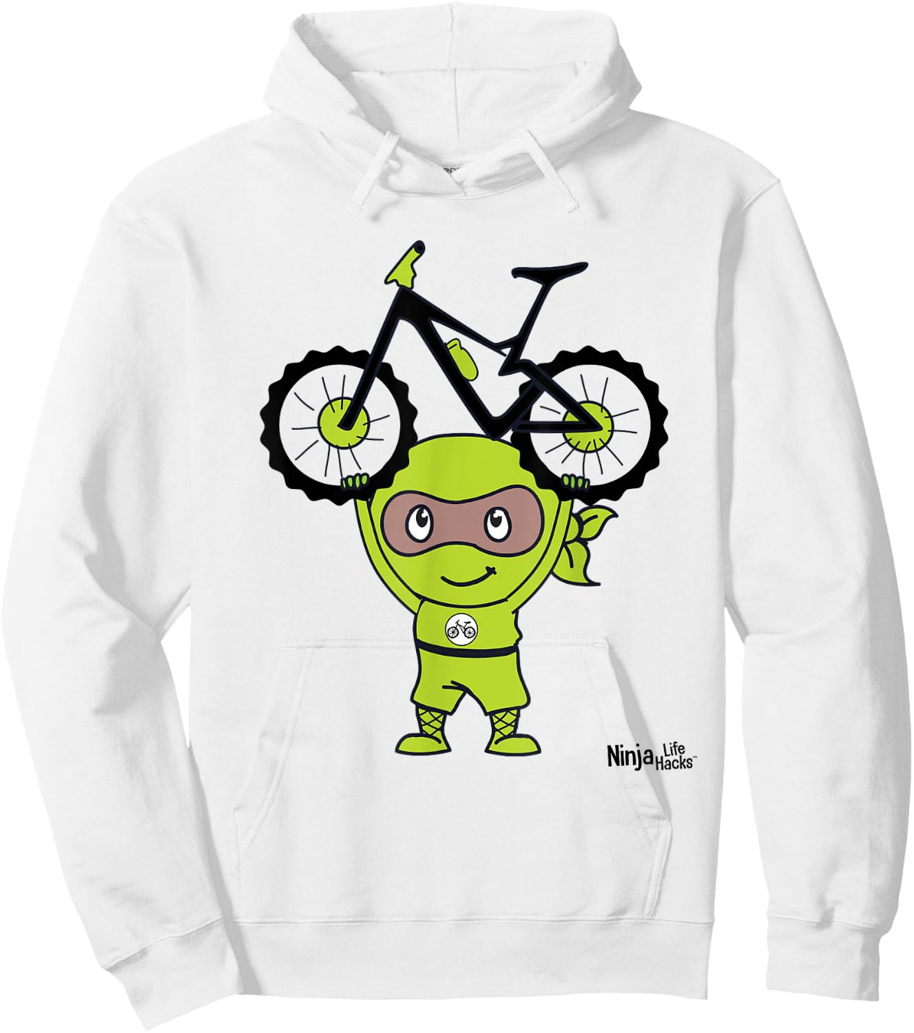 Gritty Ninja Hoodie - Hoodie | White