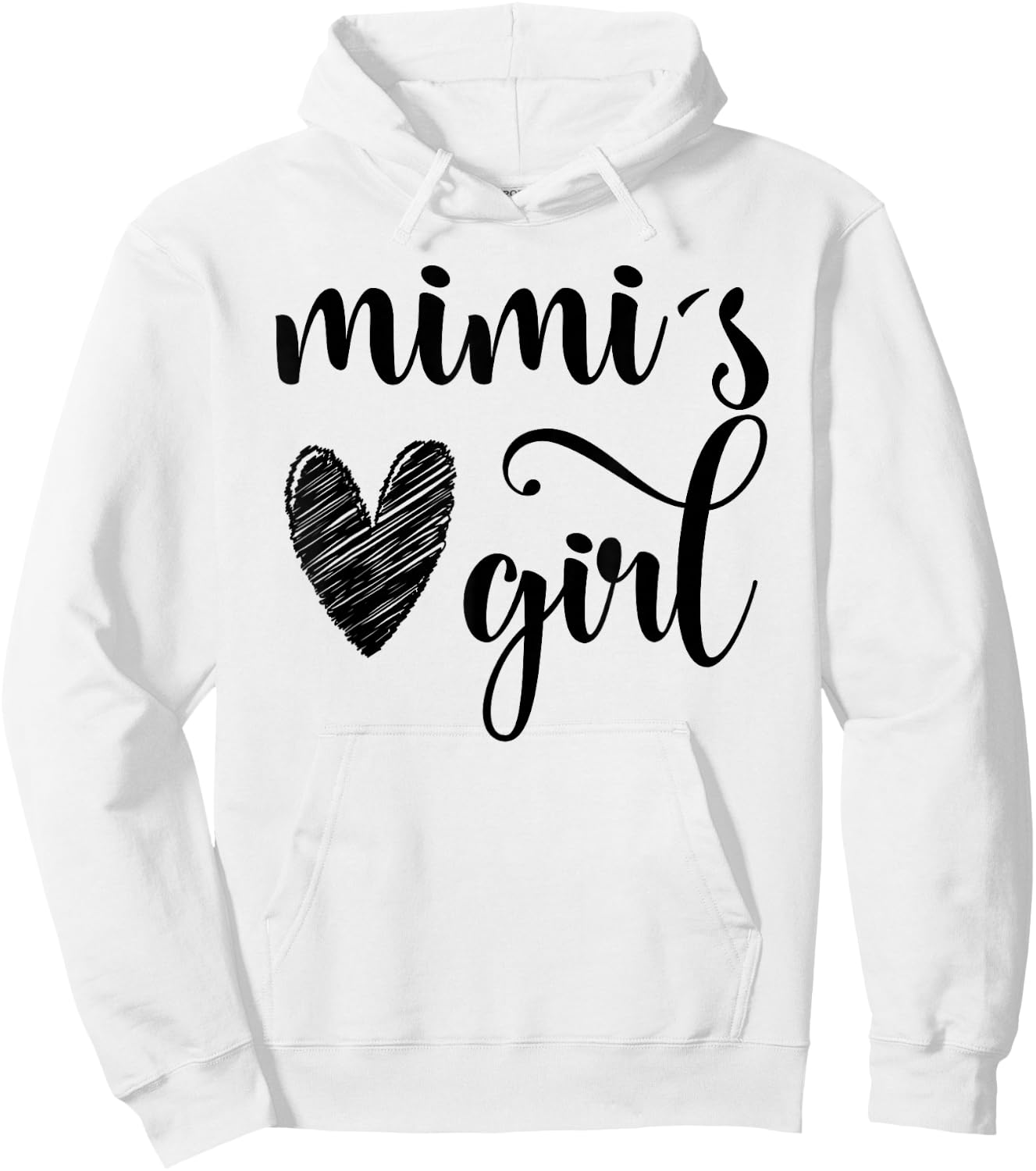 Funny Matching Mimi Girl for Grandma Whit Girl Mother's Day Hoodie - Hoodie | White