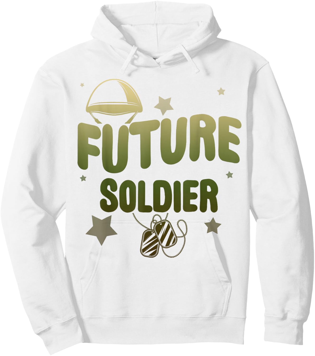 Future Soldier Family Cool Military Kids Army Boy Birthday Hoodie - Hoodie | White