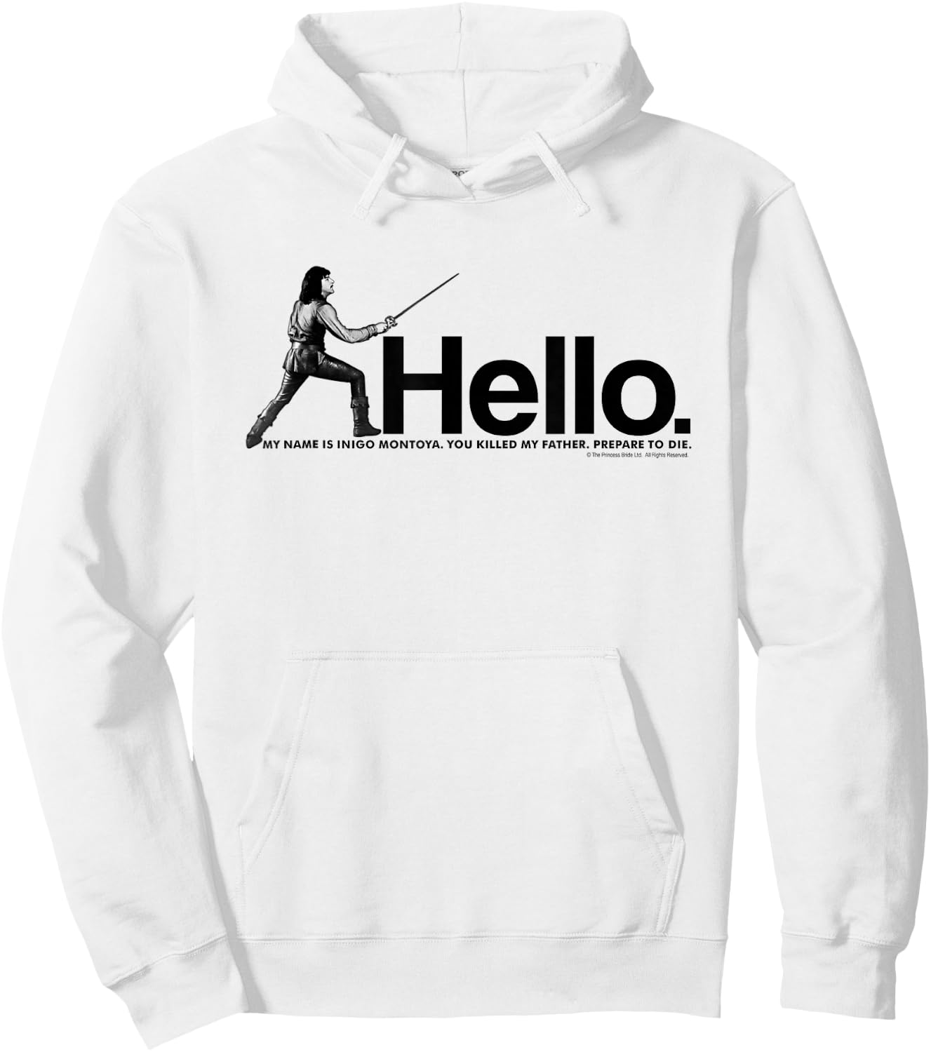 Princess Bride Inigo Montoya Hoodie - Hoodie | White