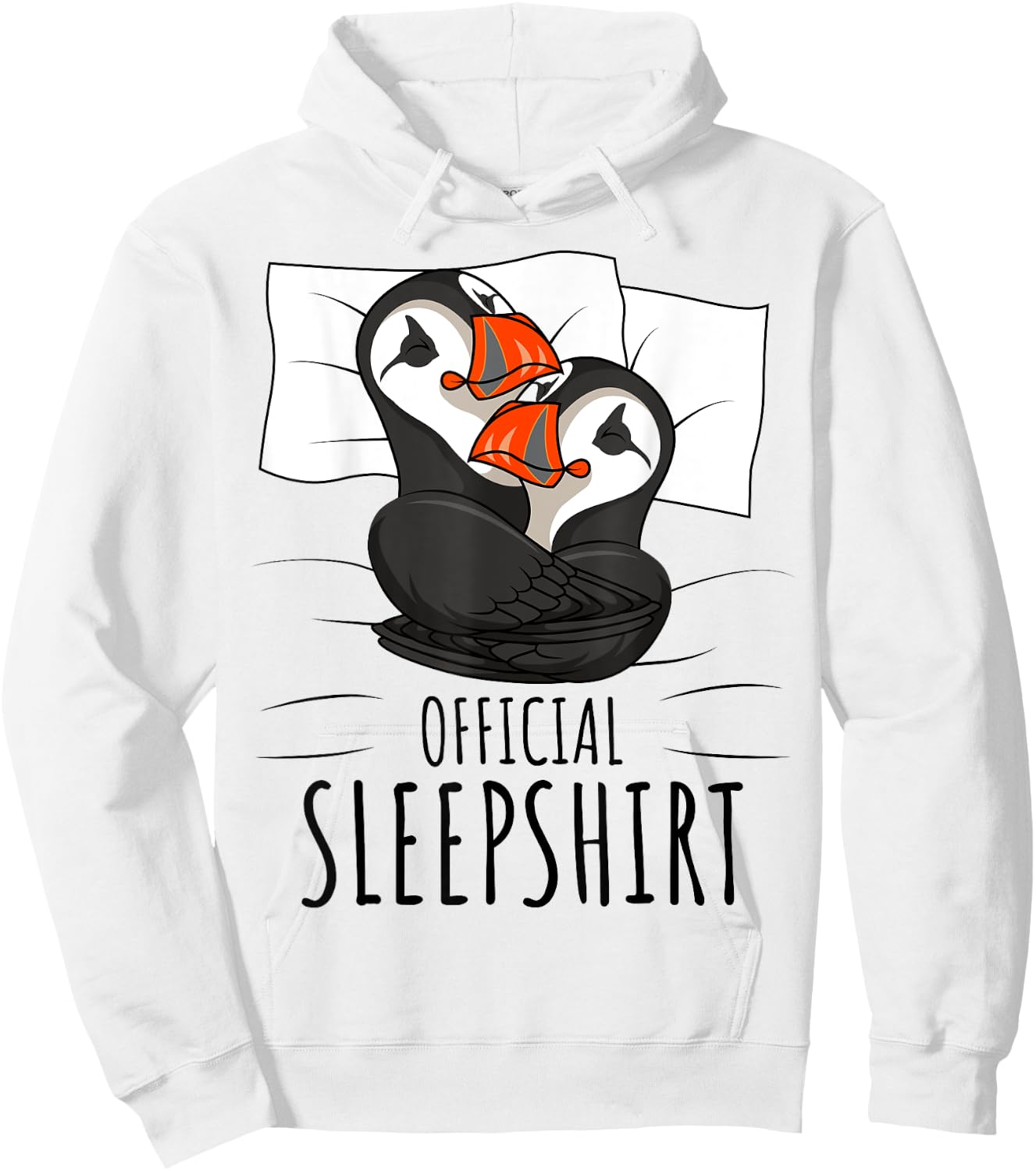 Puffin Official Sleepshirt Hoodie - Hoodie | White