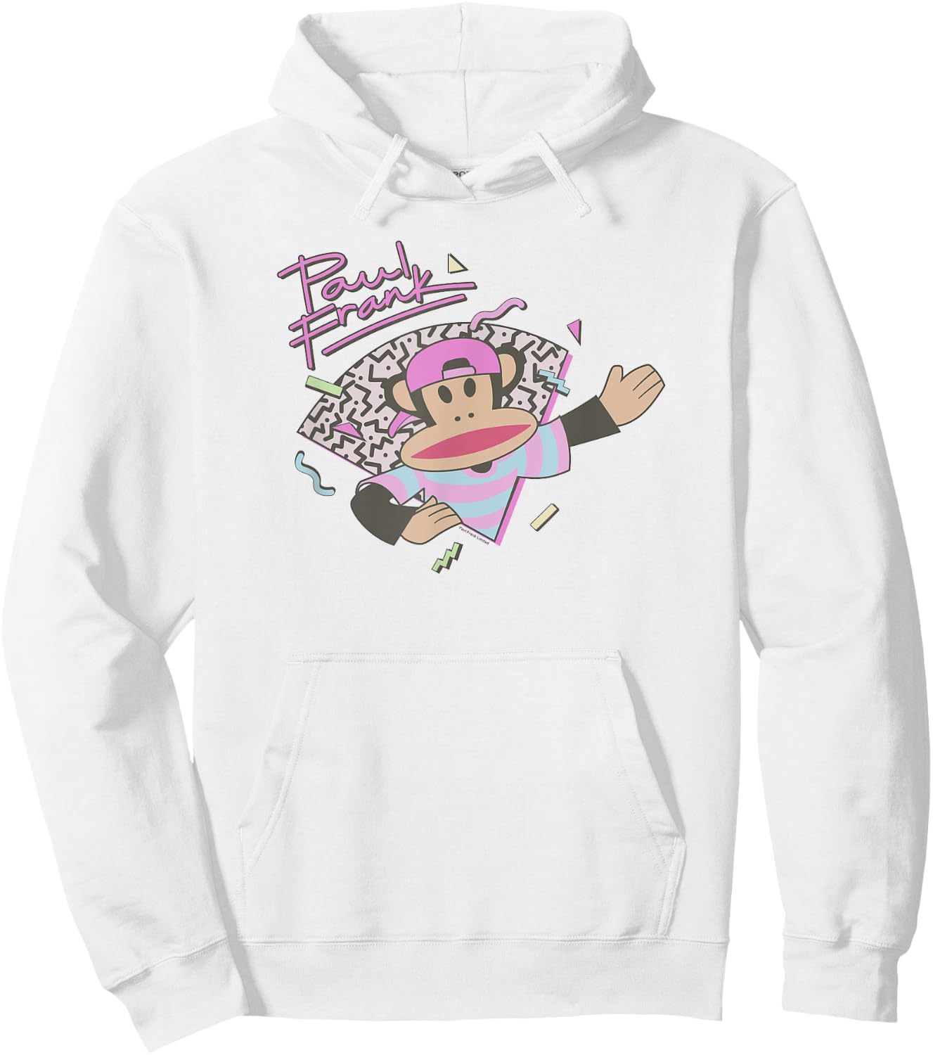 Paul Frank Julius Retro 90s Poster Hoodie - Hoodie | White