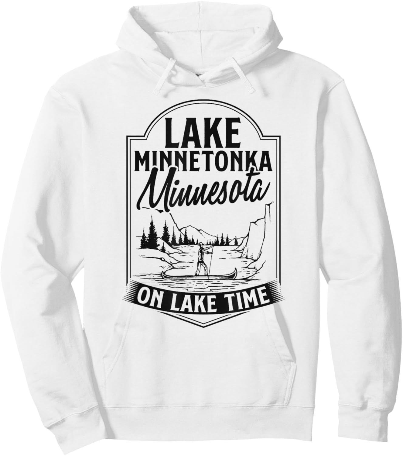 Lake Minnetonka Minnesota On Lake Time Life Hoodie - Hoodie | White