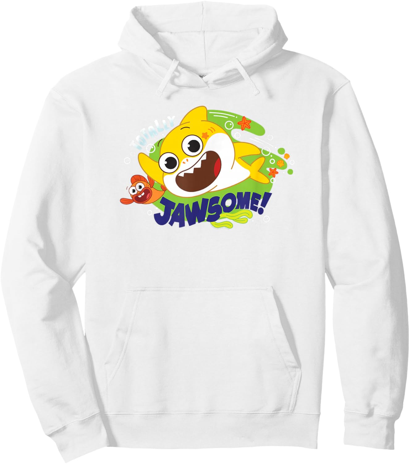 Baby Shark Totally Jawsome Hoodie - Hoodie | White