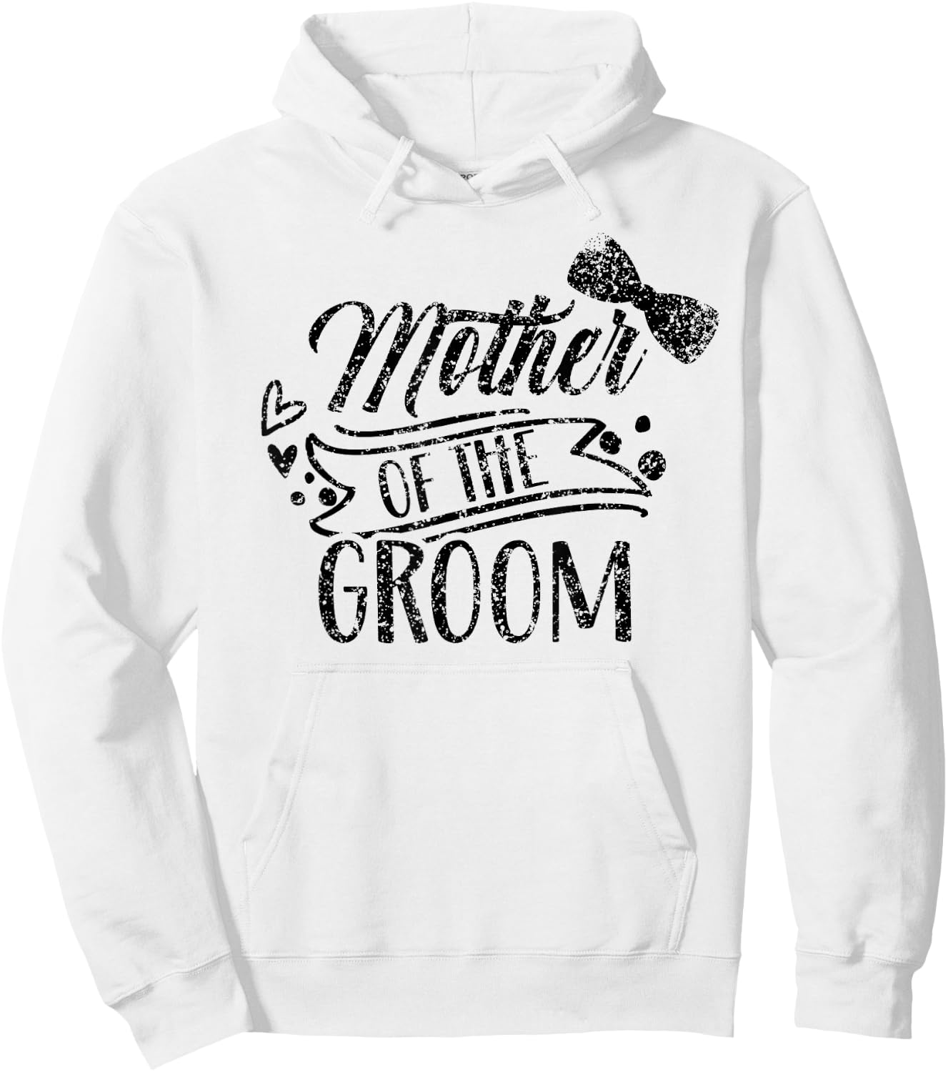 Mother Of The Groom Bachelor Wedding Party Sayings Mom Mommy Hoodie - Hoodie | White