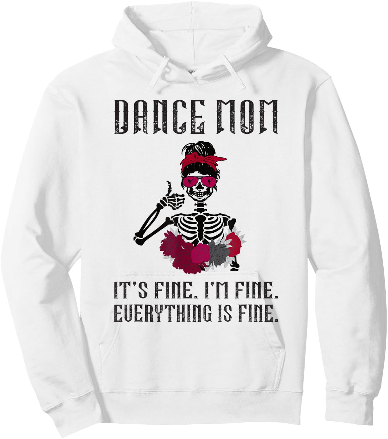 Funny Dance Mom Dancing Mother of A Dancer Mama Small Hoodie - Hoodie | White