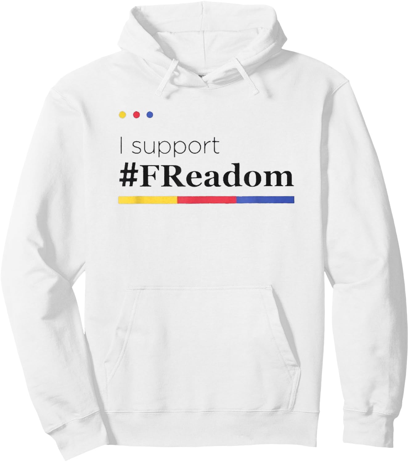 FReadom Librarian I support Hoodie - Hoodie | White