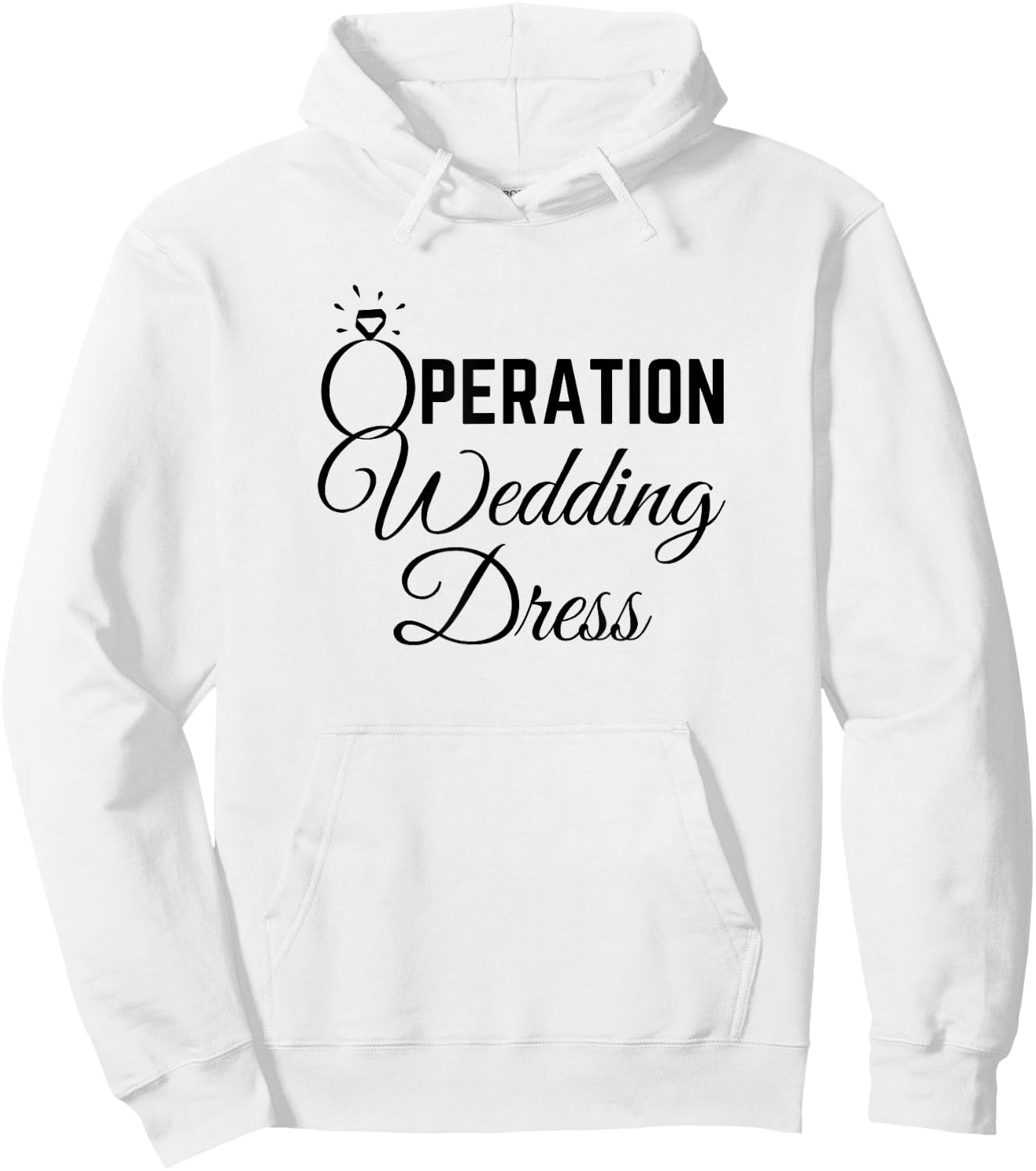 Wedding Dress Shopping Shirt Operation Wedding Dress Hoodie - Hoodie | White