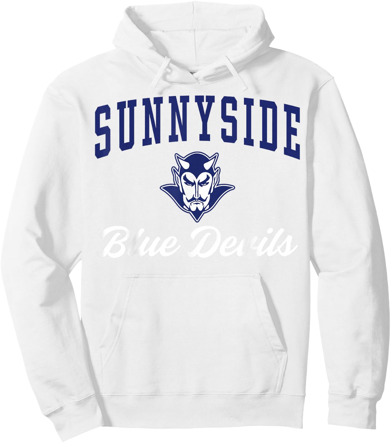 Sunnyside High School Blue Devils C3 Hoodie - Hoodie | White